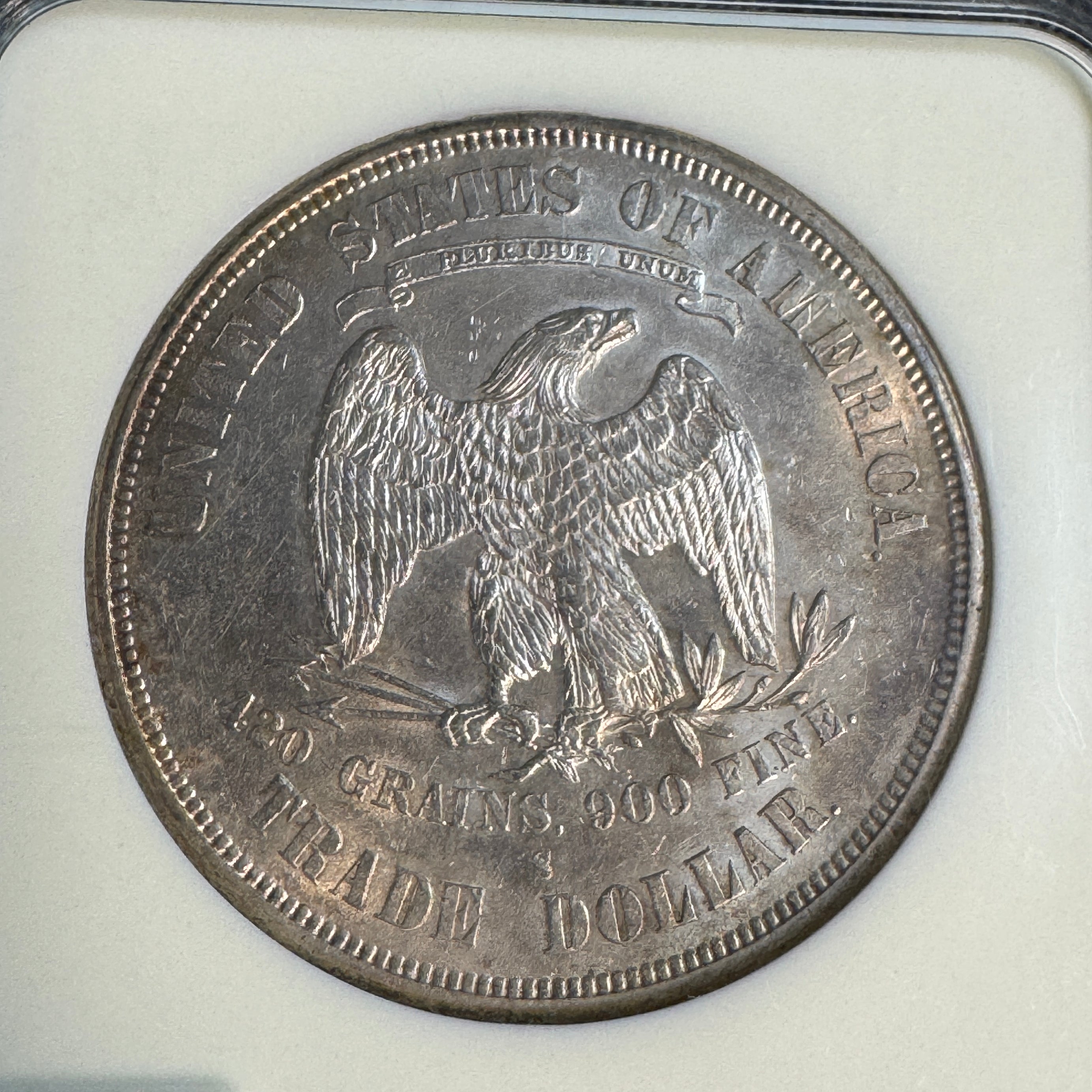 1876-S US Silver Trade Dollar, NGC MS-61
