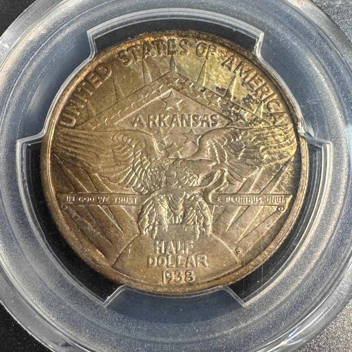 1938-S Arkansas Commemorative Half Dollar, PCGS MS-66