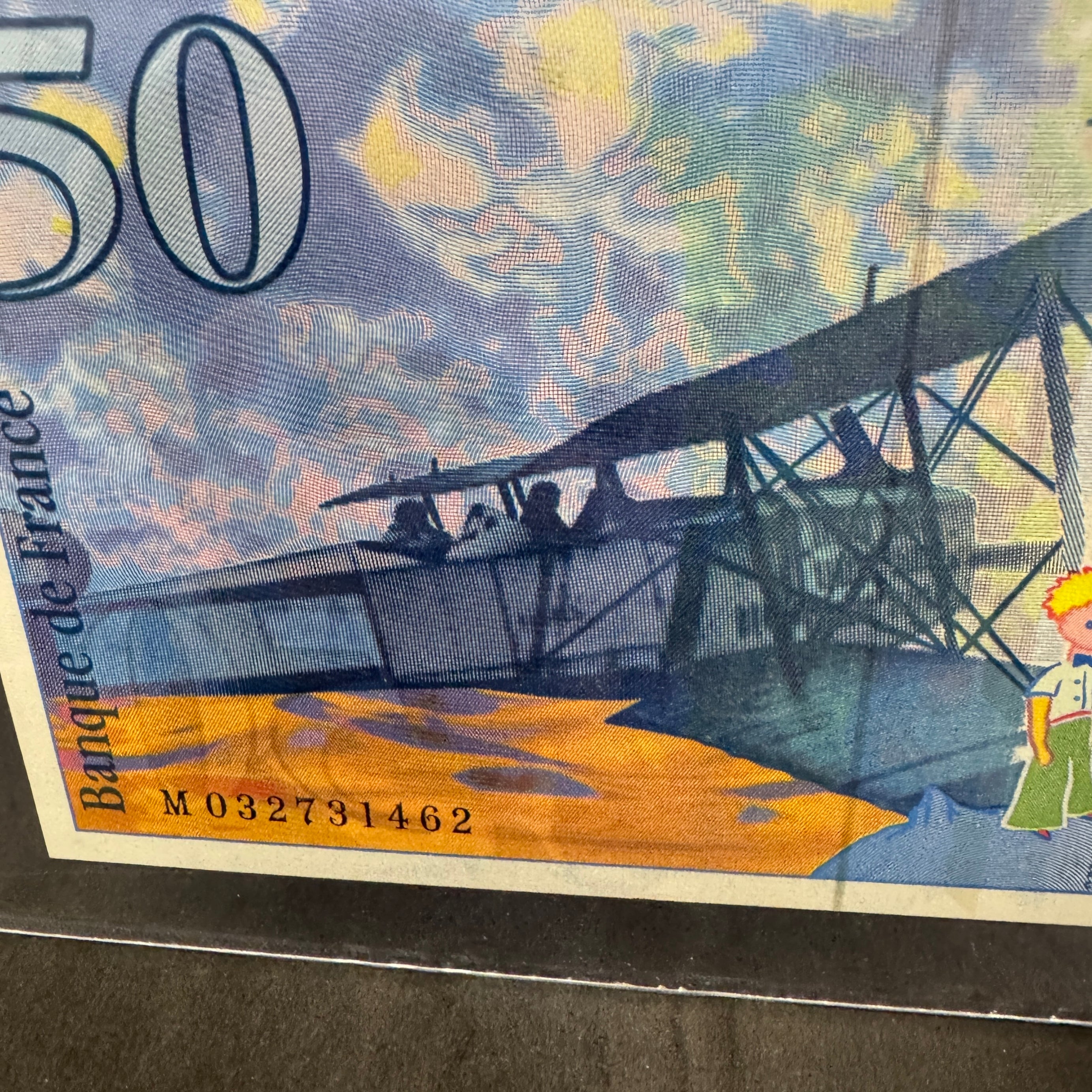 1997 France 50 Francs Banknote, Saint-Exupery Airplane, PMG 65 Gem Unc EPQ