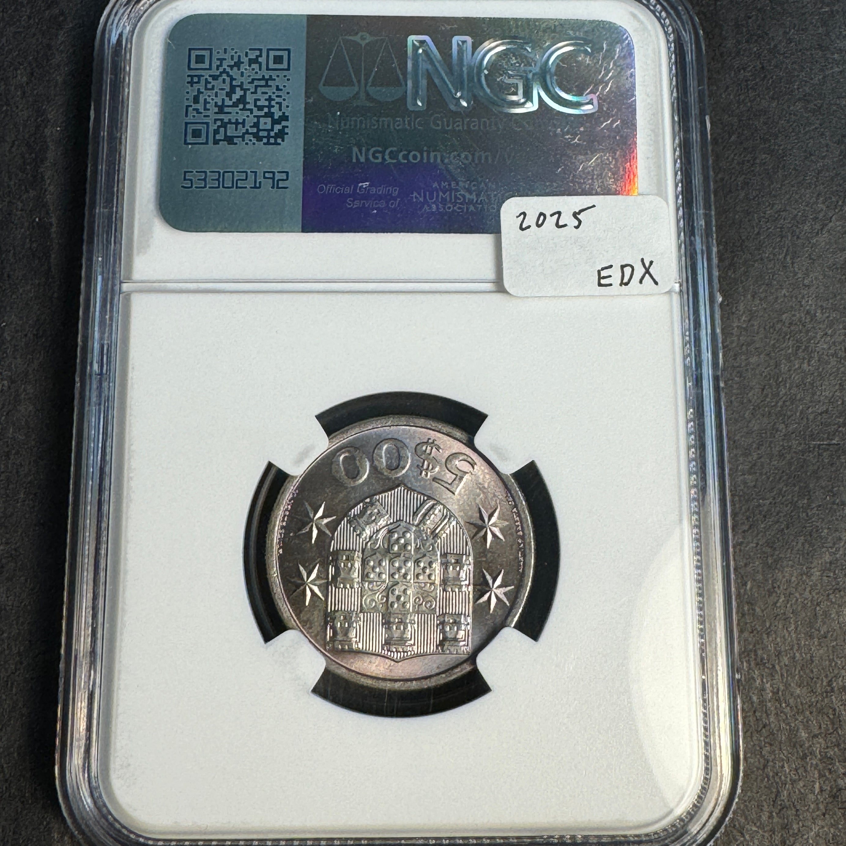 1967 Portugal 5 Escudos, Ship, NGC MS-66, Pop 1/1 Near Finest, 🇵🇹