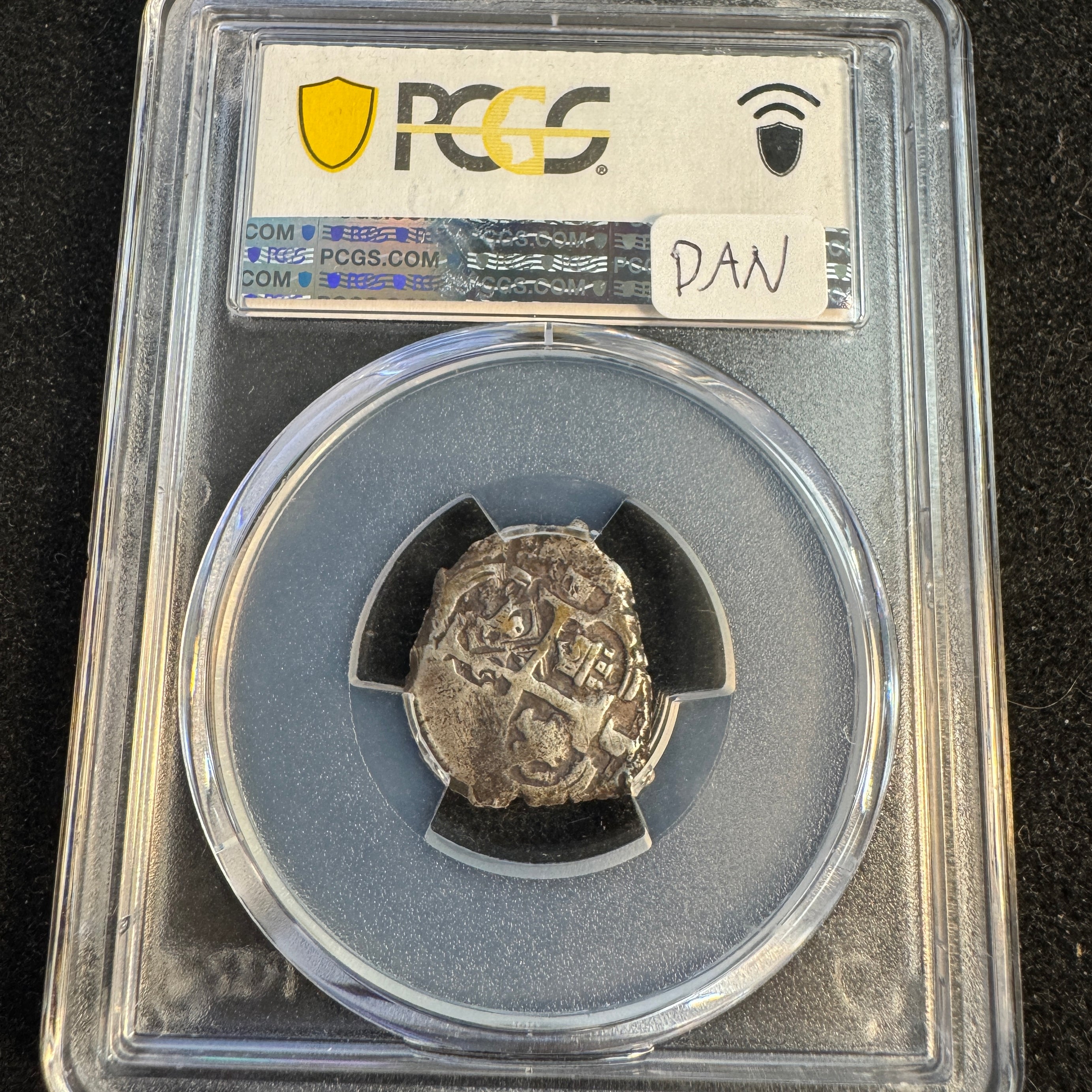 1680 P-V Bolivia AR 1 Real Cob, Cal-270, PCGS VF-20
