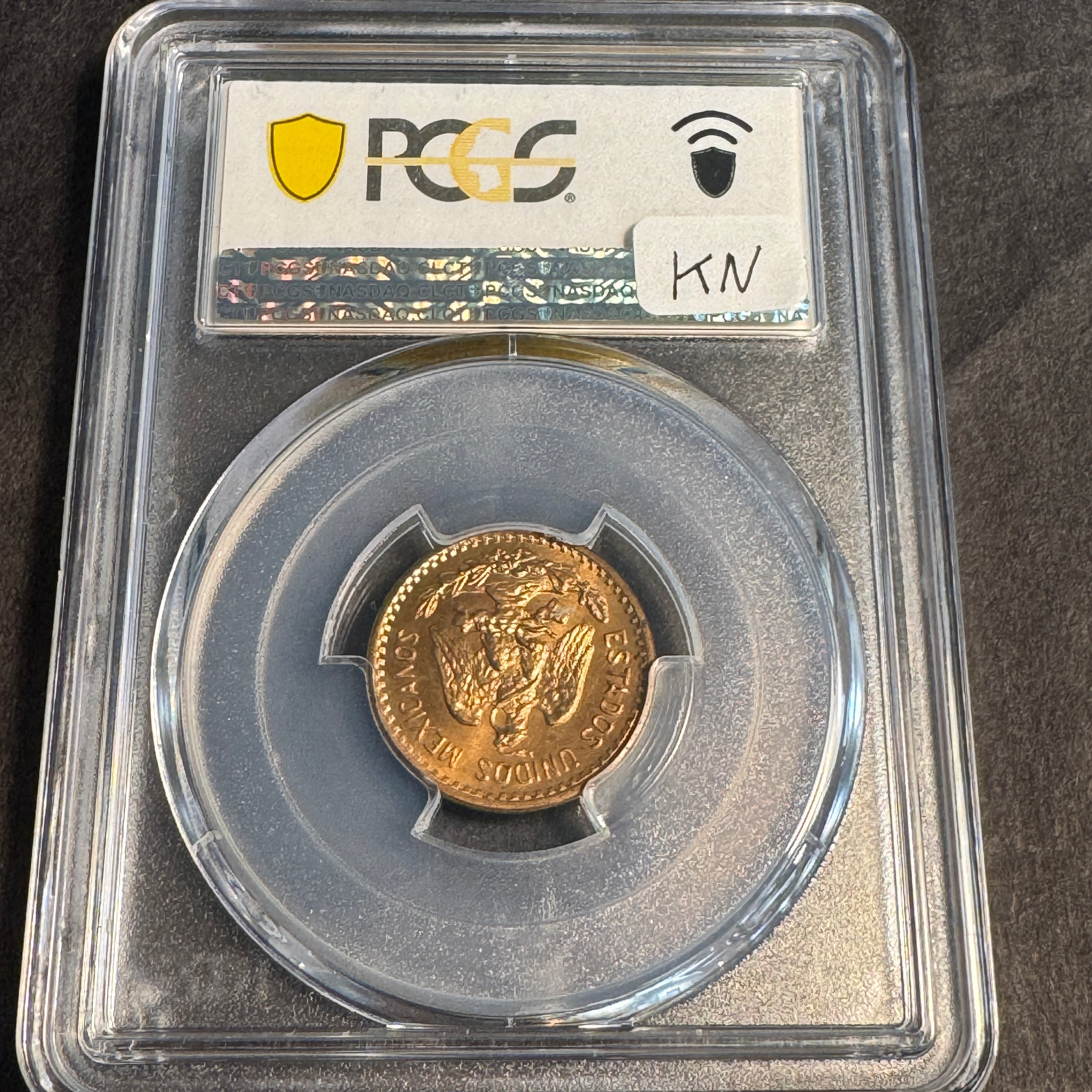 1945-Mo Mexico 1 Centavo, PCGS MS-65 RD Red 🇲🇽