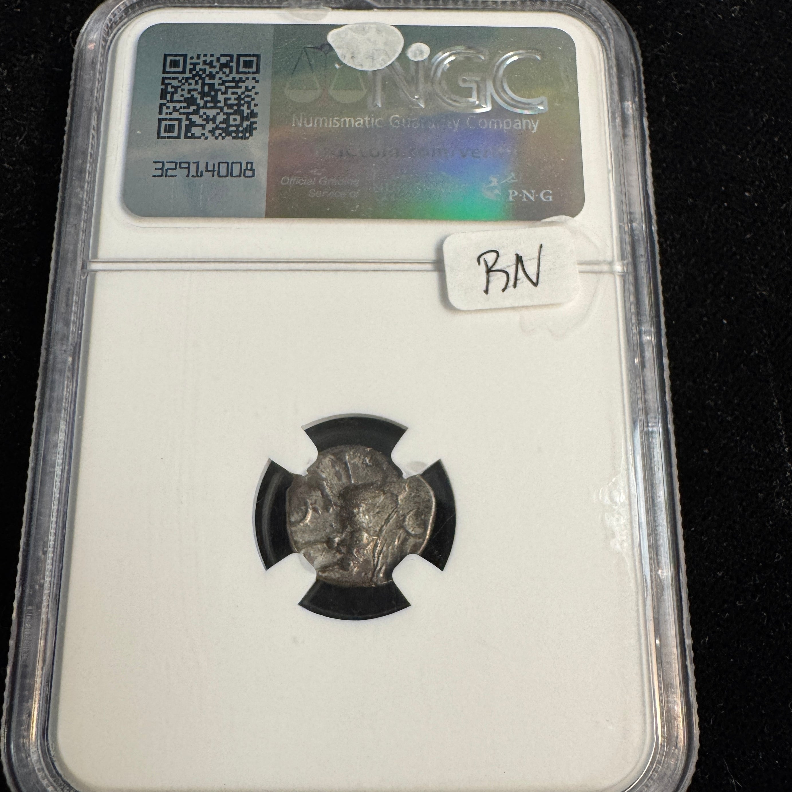 GAUL, Sequani Tribe 1st Cen. BC AR Quinarius, Head / Horse, NGC Ancients