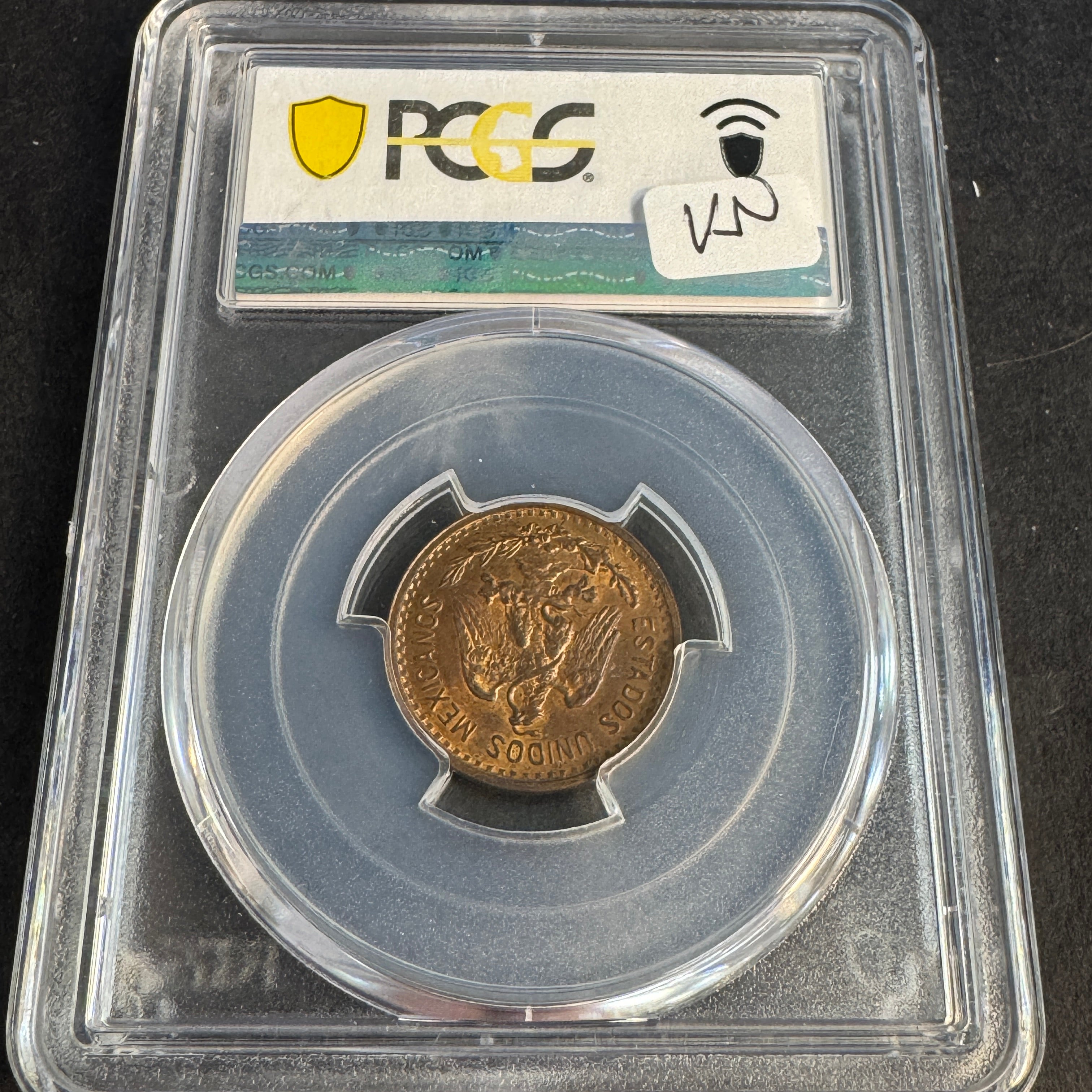 1906 Mo Mexico 1 Centavo Wide Date, PCGS MS-64 RB 🇲🇽
