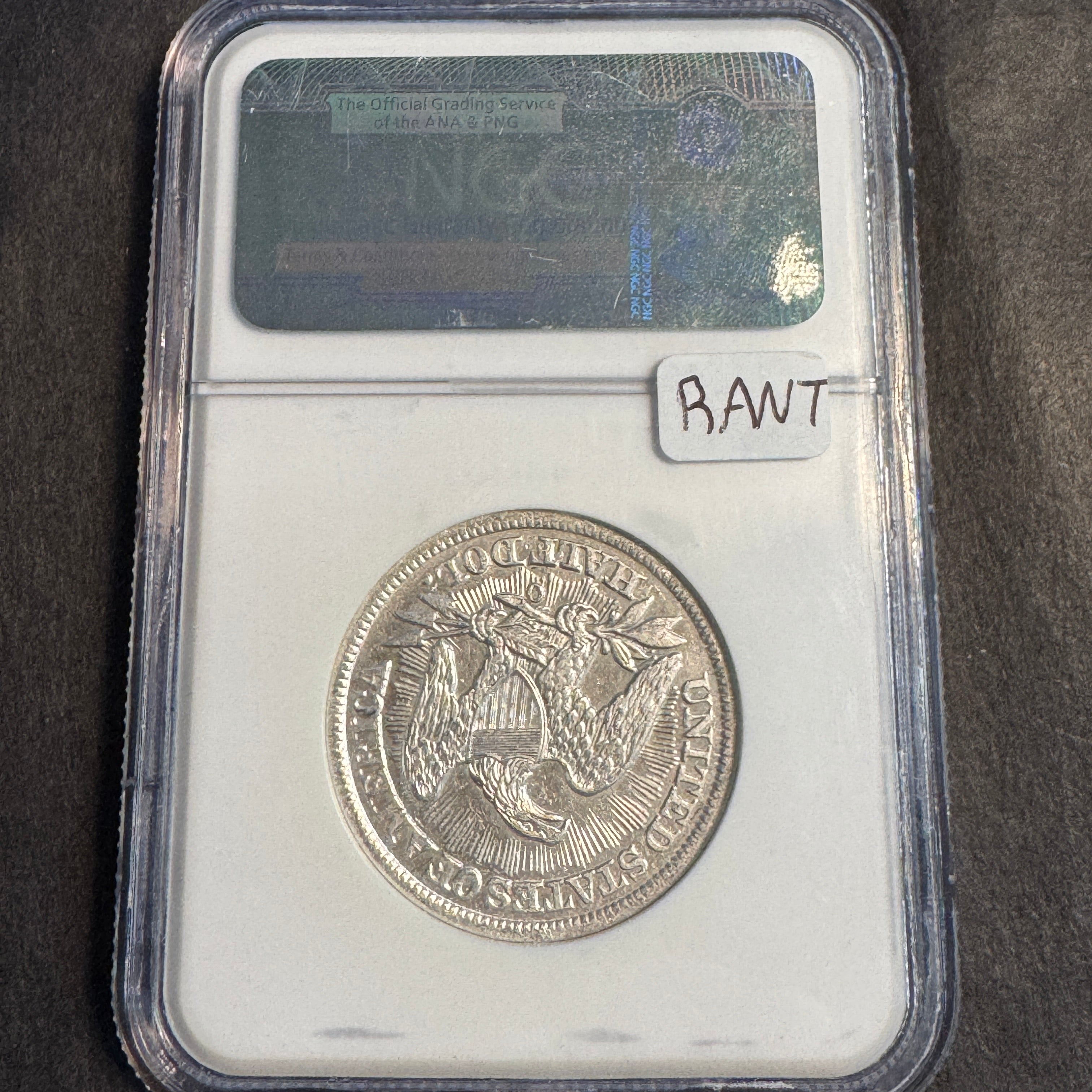 1853-O Seated Liberty Half Dollar 50c Arrows & Rays, SS REPUBLIC, NGC Shipwreck Effect UNC