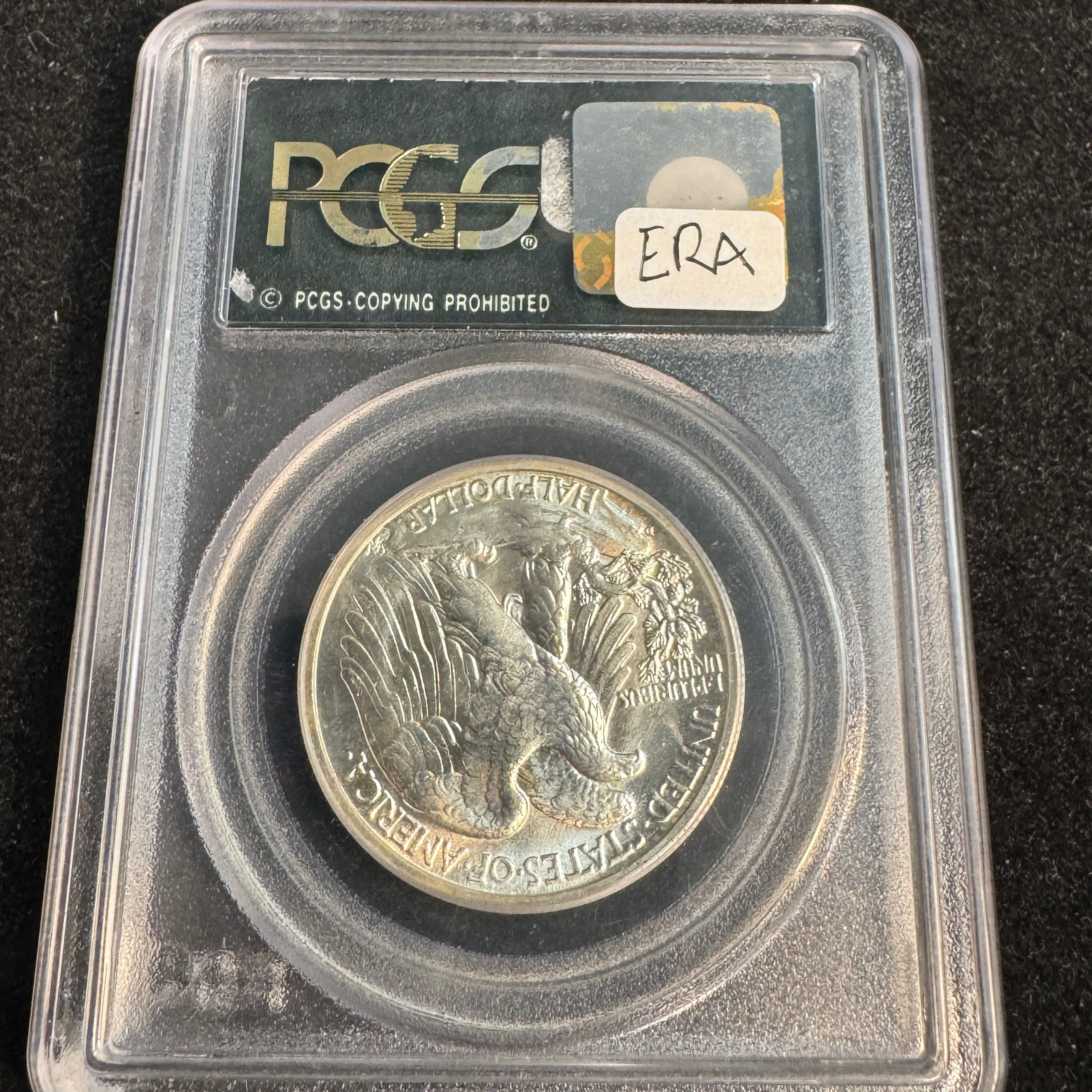 1945-D Walking Liberty 50c, OGH PCGS MS-65