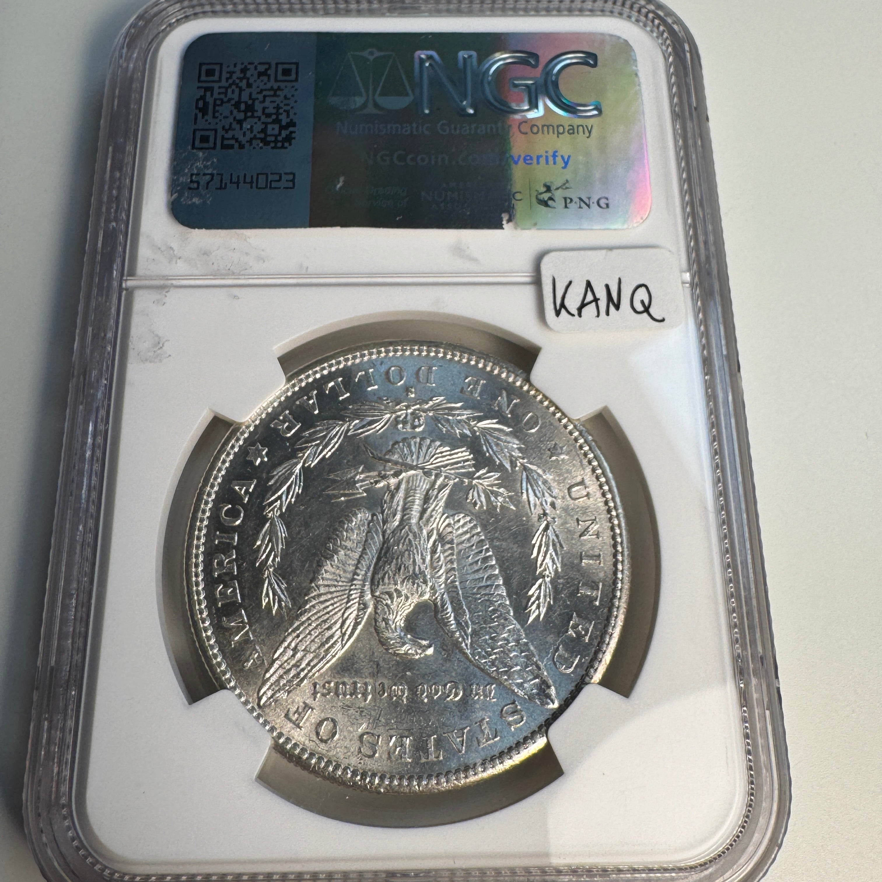 1889-S Morgan Silver Dollar, NGC MS-62