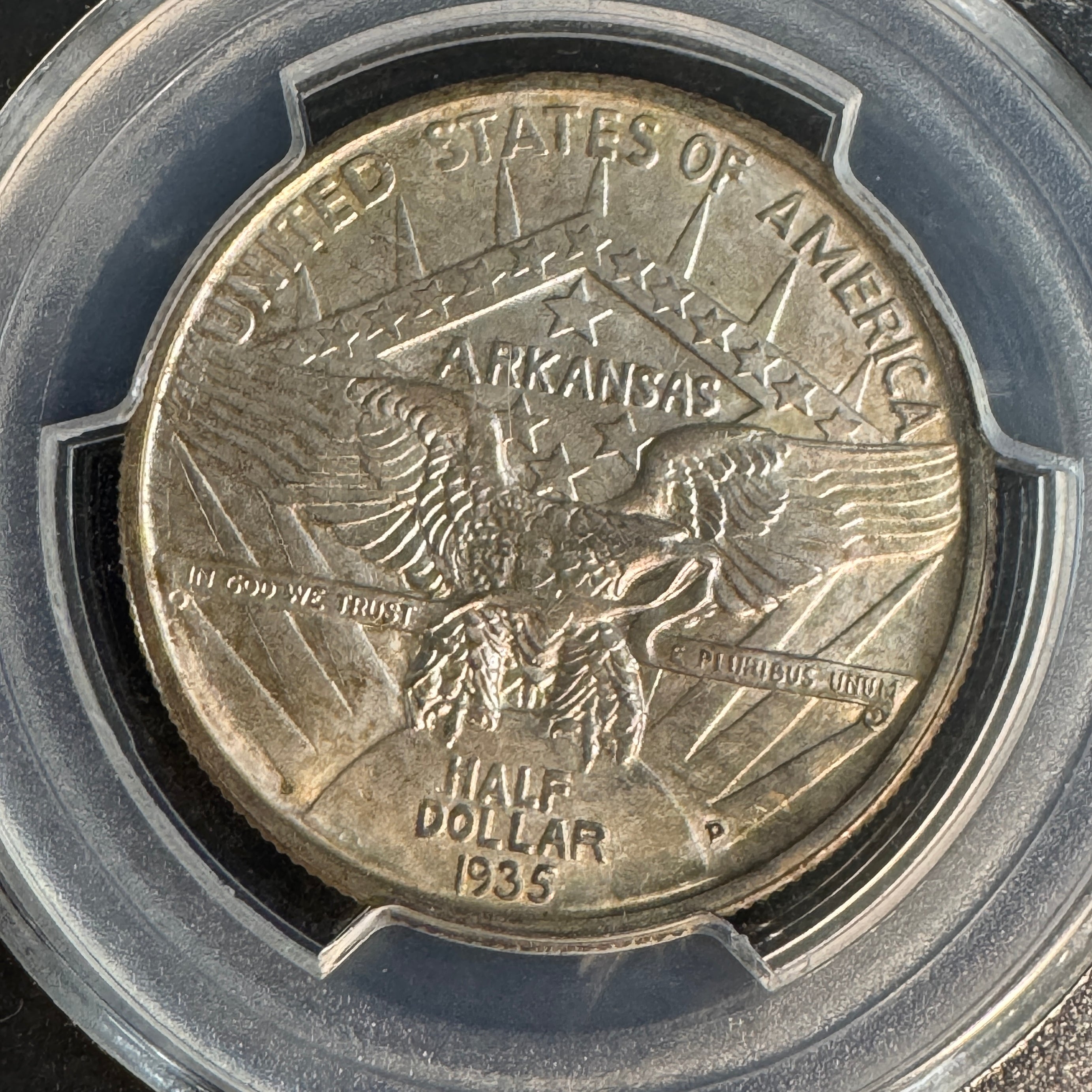 1935-D Arkansas Commemorative Half Dollar, PCGS MS-66