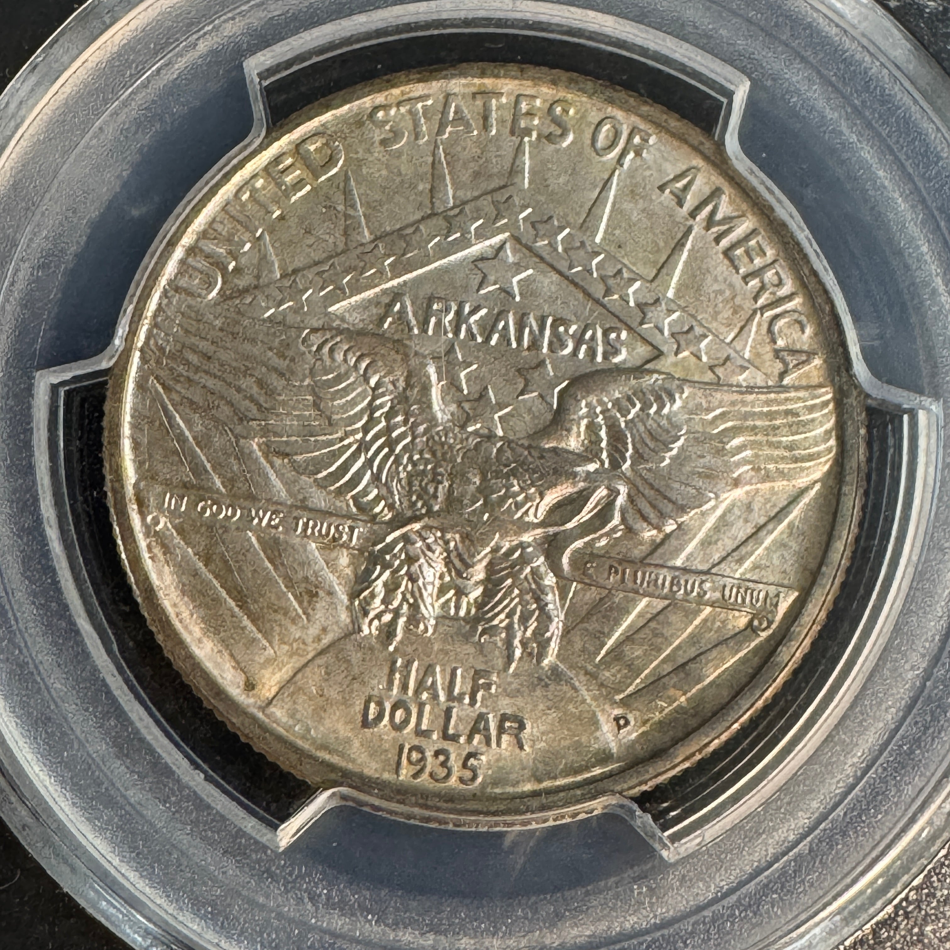 1935-D Arkansas Commemorative Half Dollar, PCGS MS-66