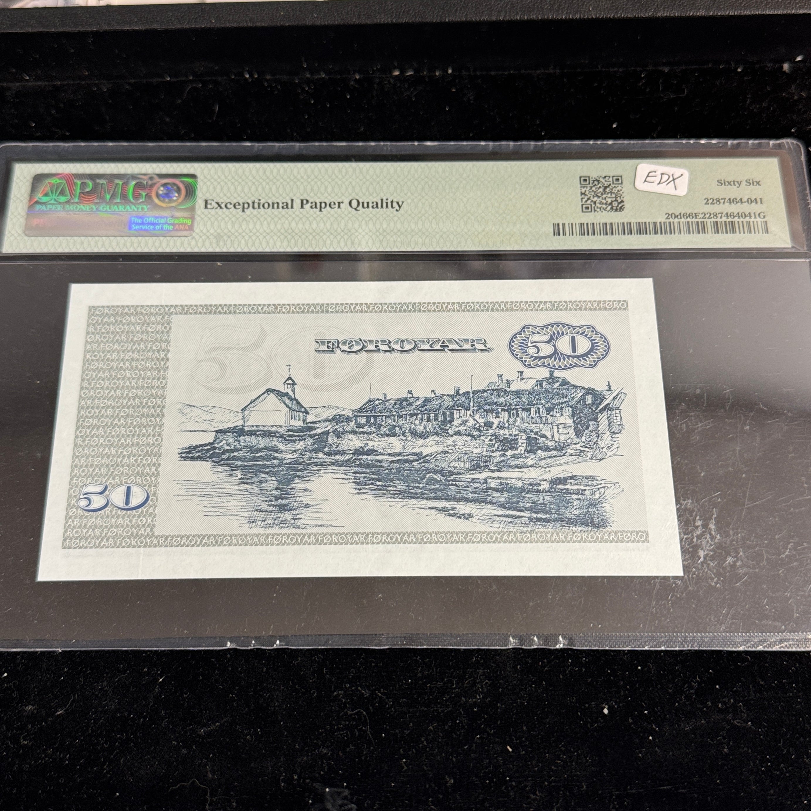 Faeroe Islands, 1994 50 Kronur, P#20d, PMG 66 Gem Unc EPQ