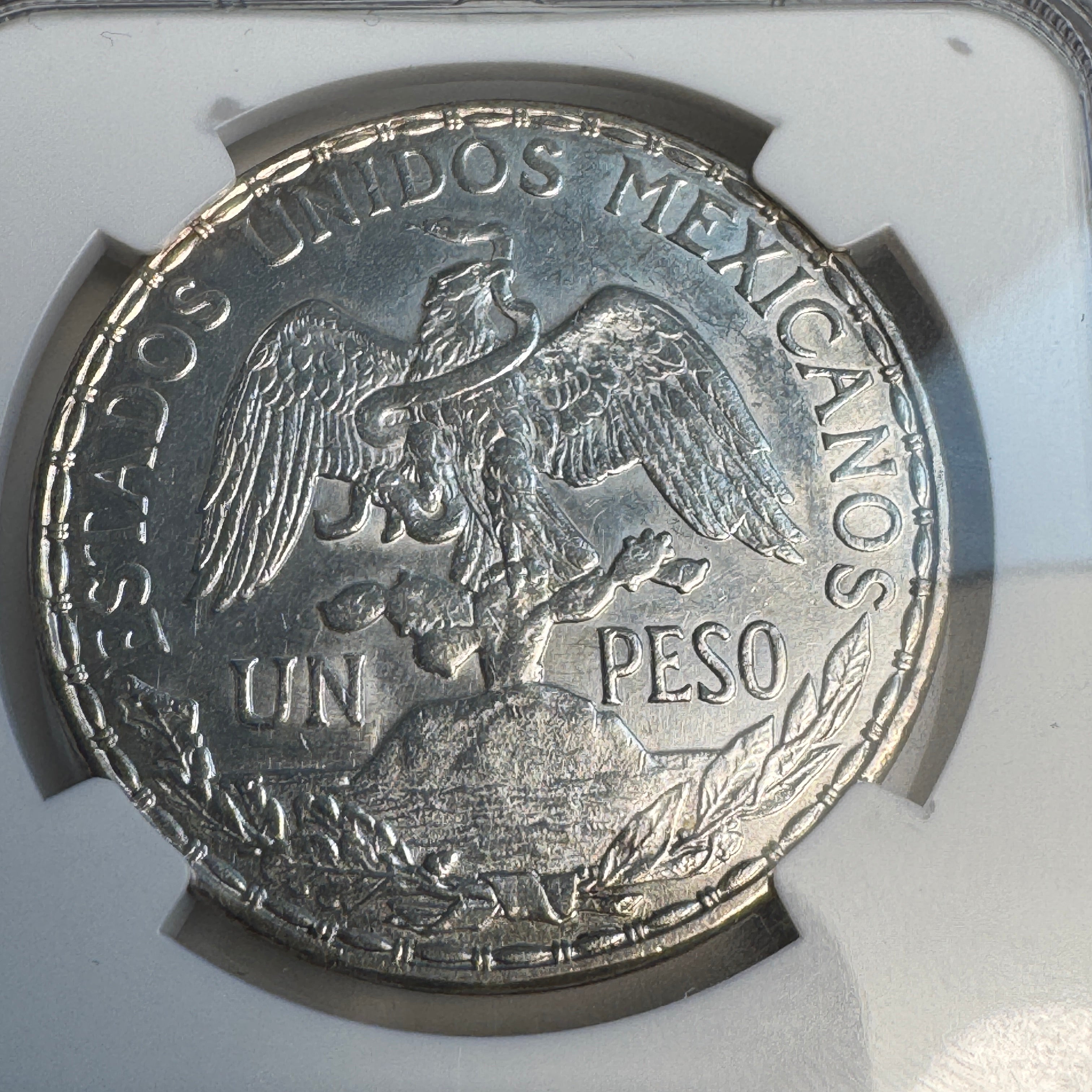 1912 Mexico AR Peso “Caballito”, NGC MS-61