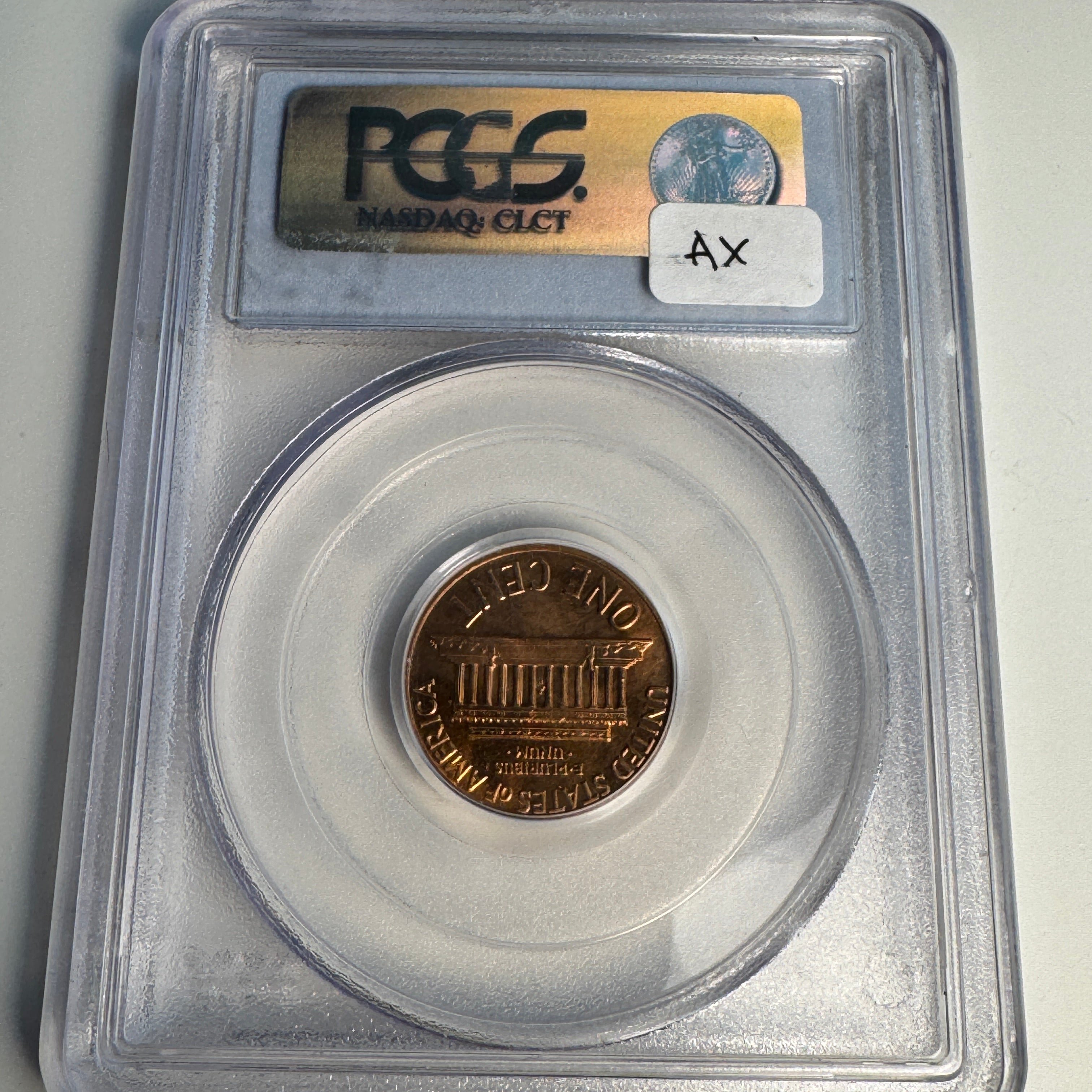 1960-D Lincoln Cent 1C Small Date, PCGS MS-66 RD - Omaha Bank Hoard