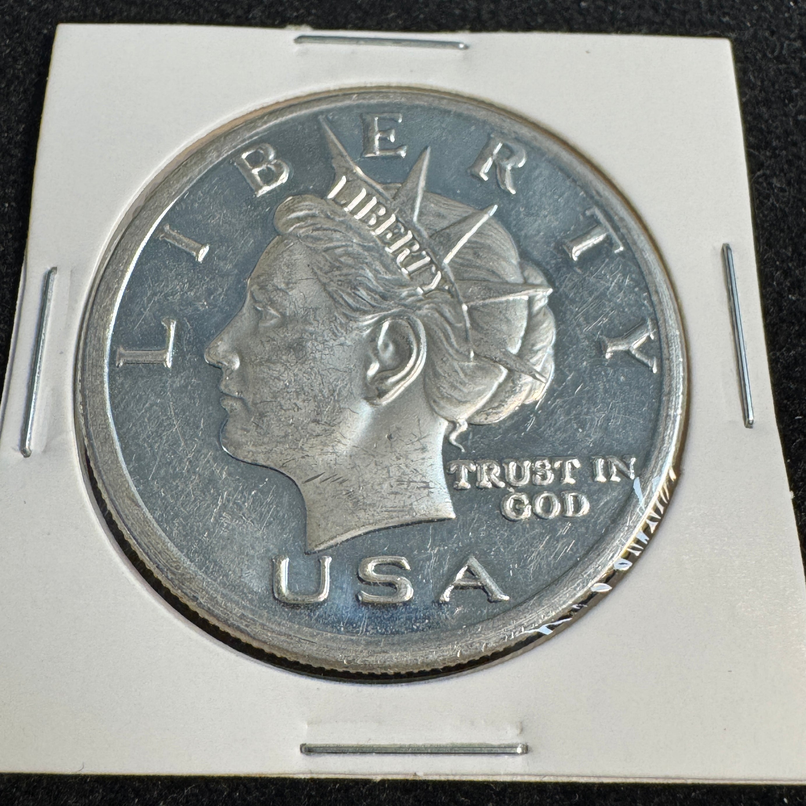 2003 Norfed “$10 Liberty Dollar” 1oz Silver Round