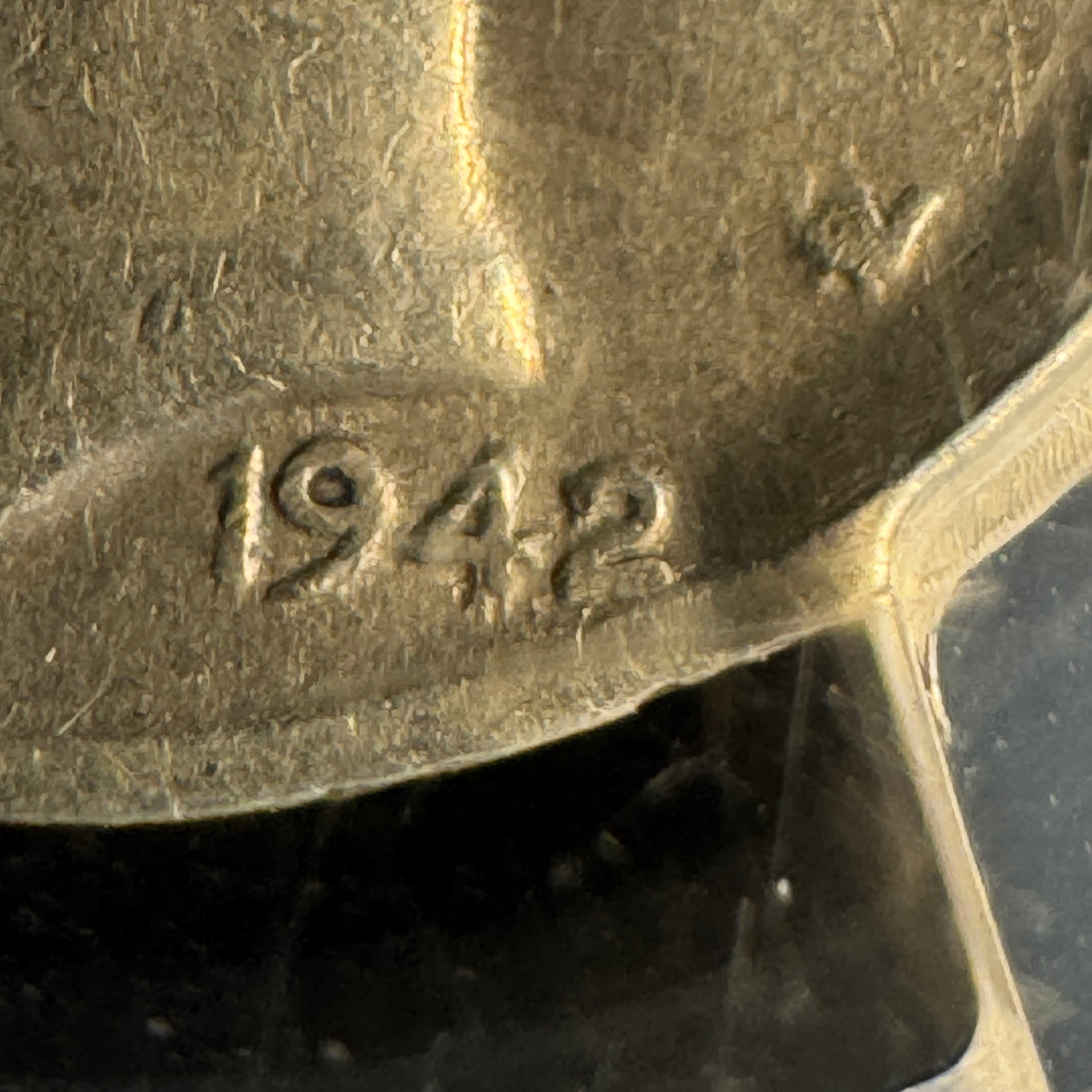 1942/1-D Mercury Dime 10c Overdate Error, PCGS Fine Details