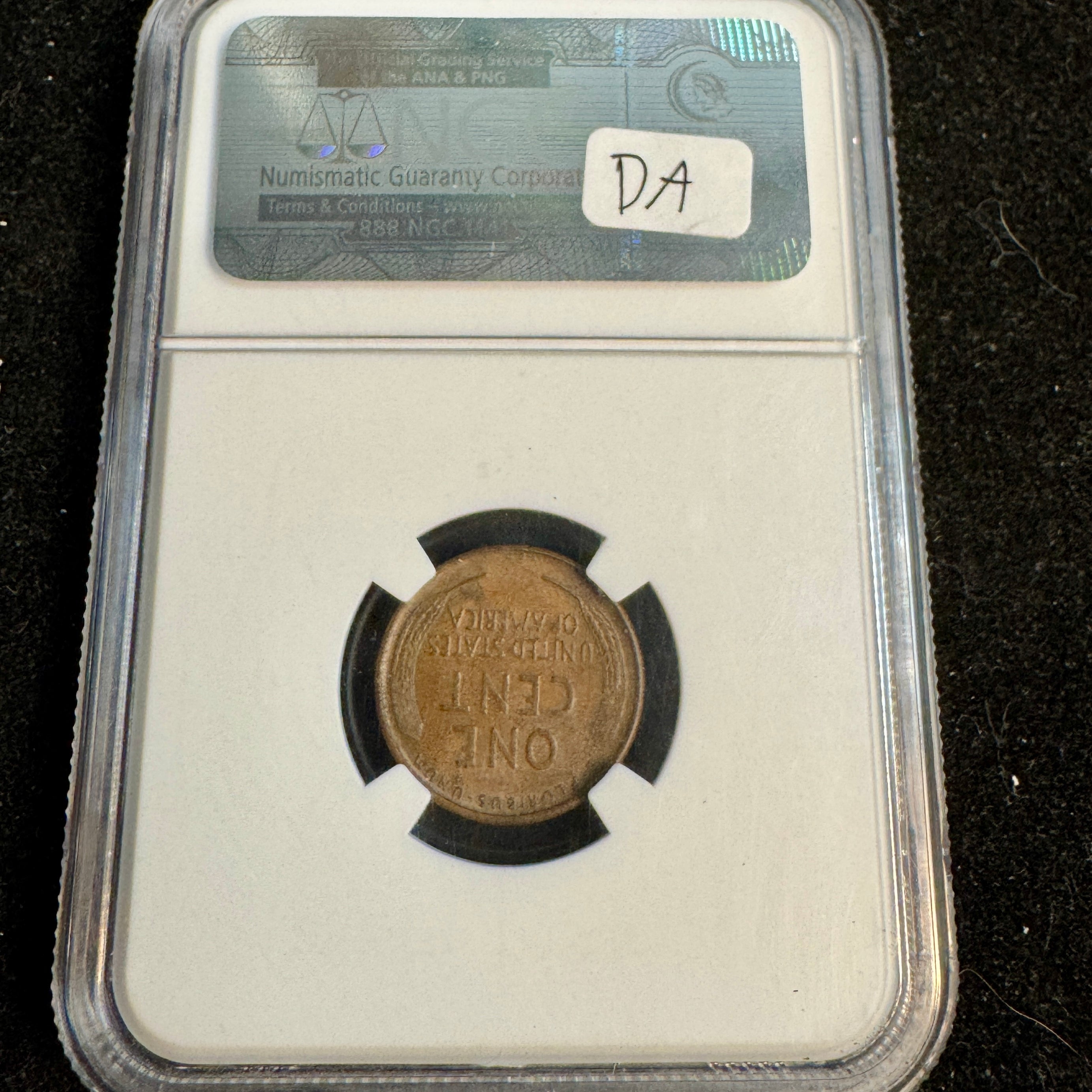 1909 VDB Lincoln Wheat 1c, NGC MS-63 BN