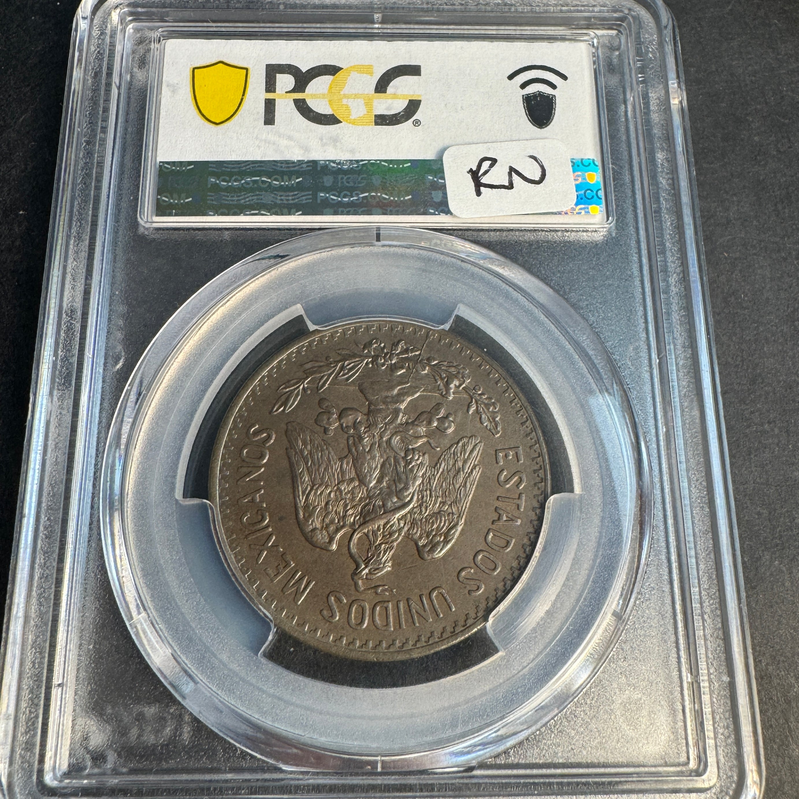 1919-Mo Mexico 10 Centavos Bronze, PCGS MS-64 BN 🇲🇽 Pop 4/7