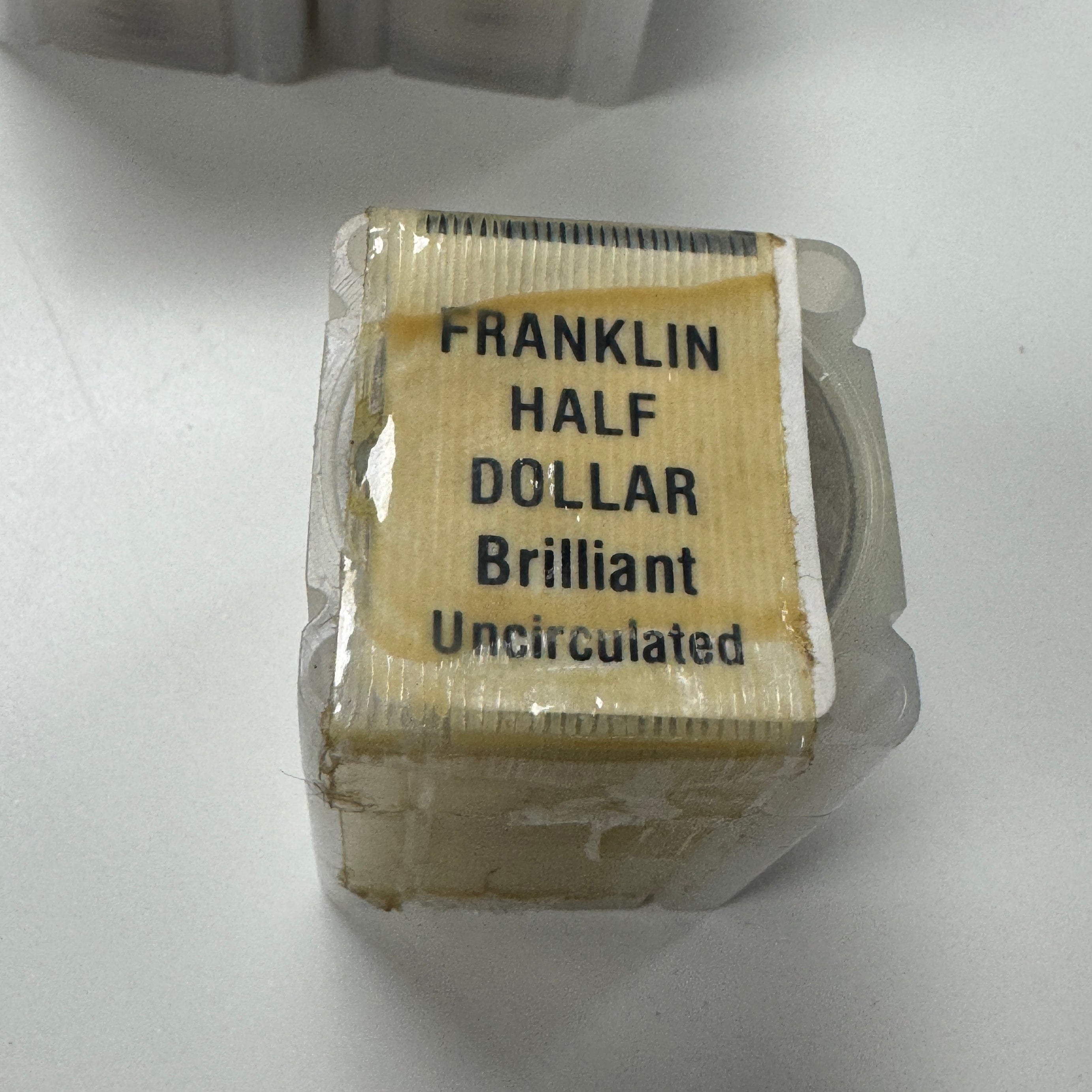 1963 UNC/BU Franklin Half Dollar Roll, Ex-Blanchard ($10 FV)
