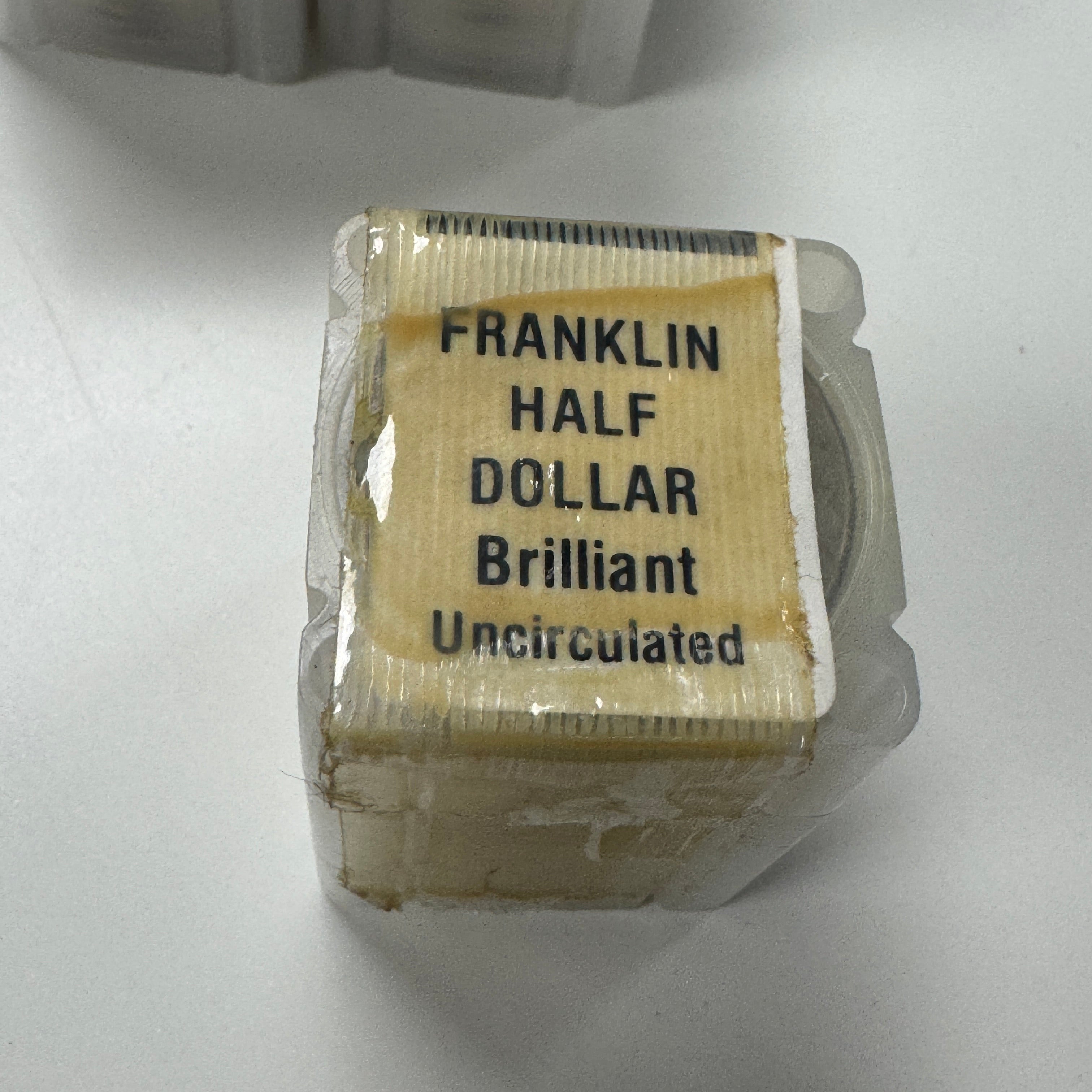 1963 UNC/BU Franklin Half Dollar Roll, Ex-Blanchard ($10 FV)