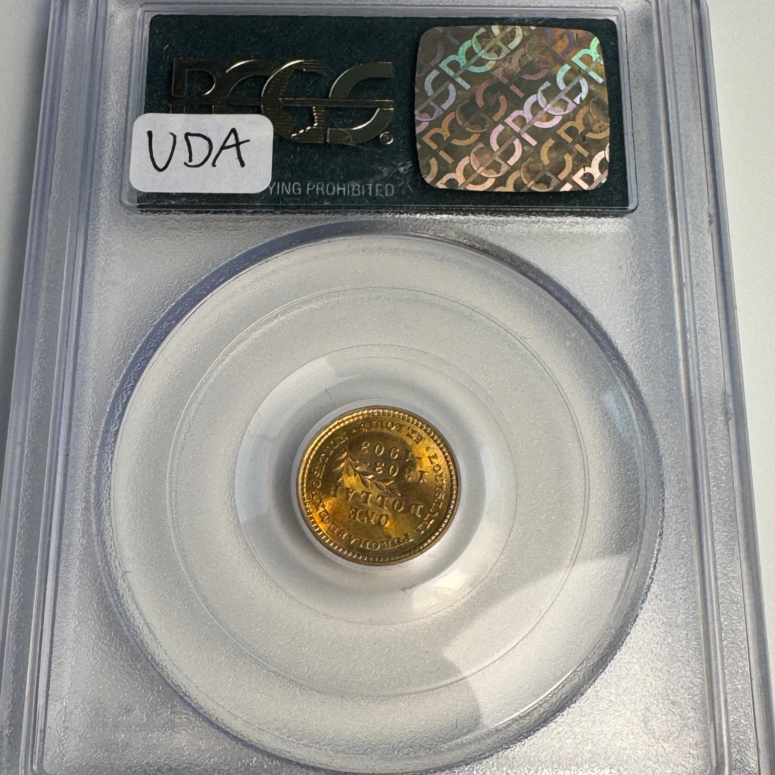 1903 McKinley Louisiana Purchase Exposition $1 Gold, OGH PCGS MS-64