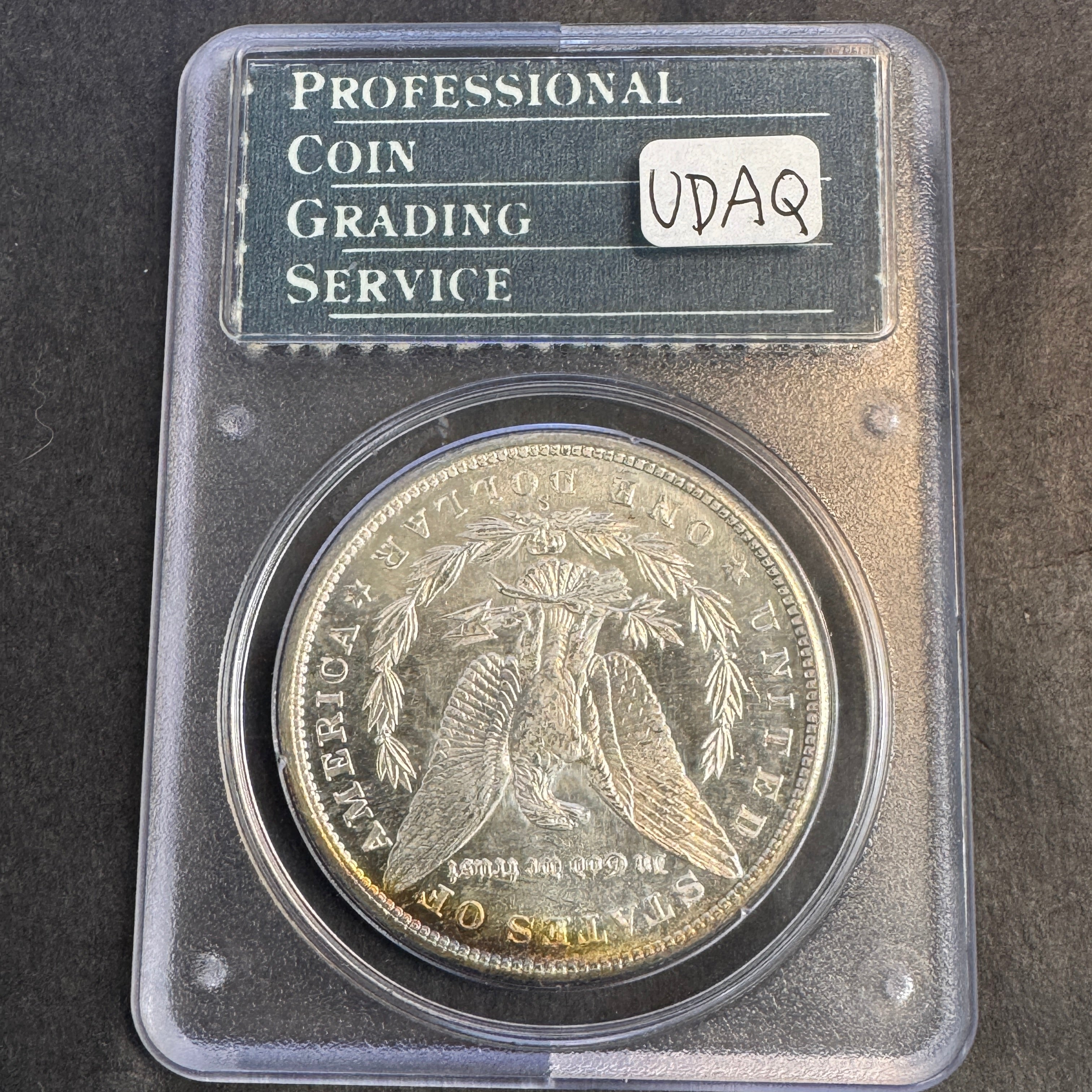 1880-S Morgan Silver Dollar, PCGS MS-64 DMPL, Rattler