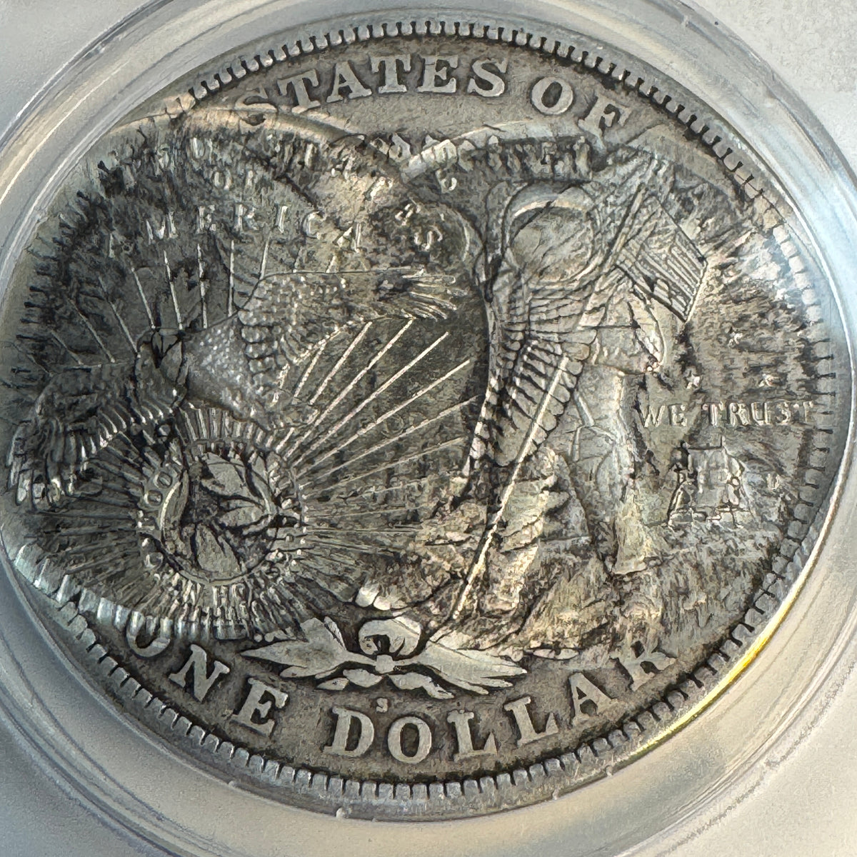 2019-D Daniel Carr Medal - Moonlight Mint Open House Double-Struck on 1921-S Morgan, ANACS MS-65