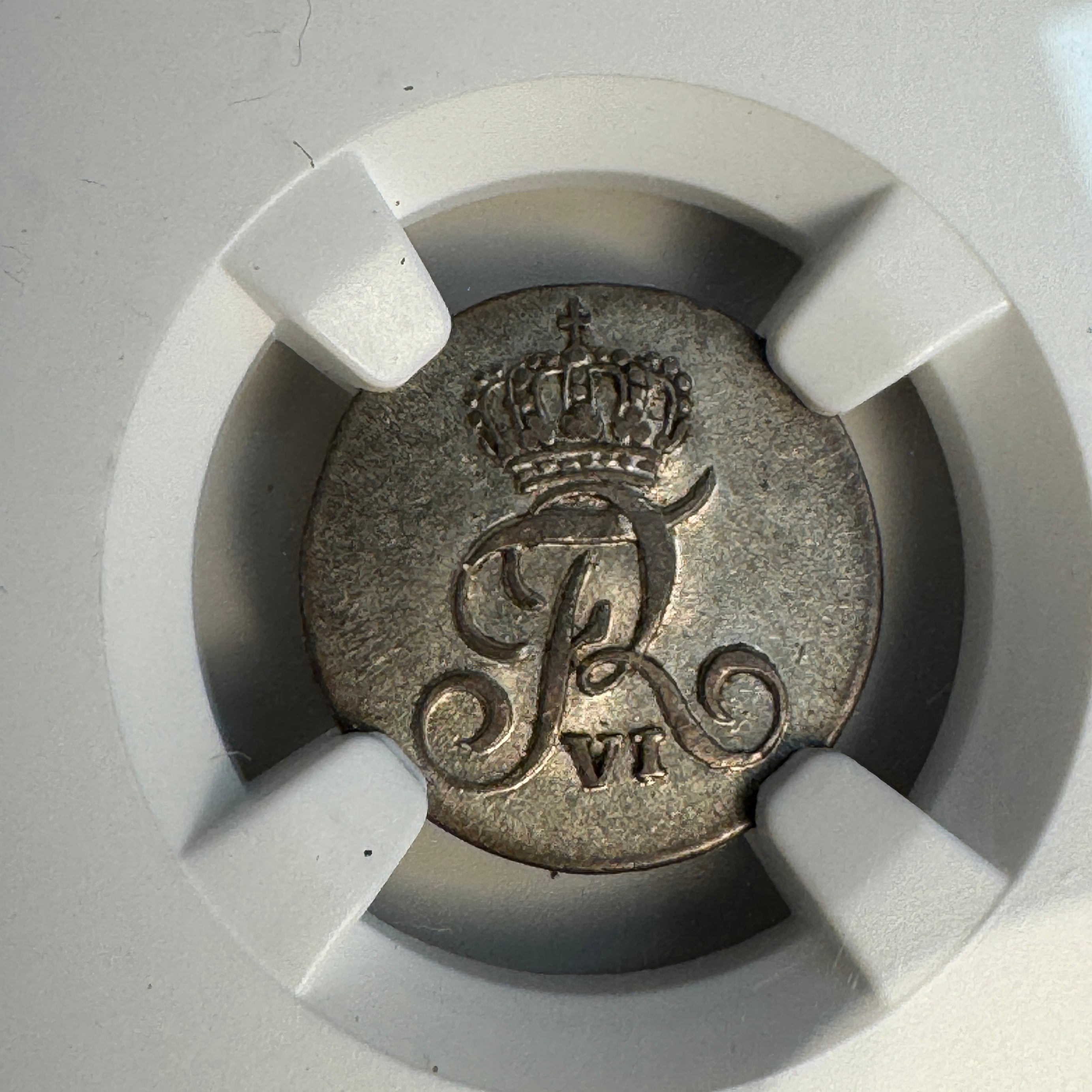 1809 MF Denmark 1 Skilling, Frederick VI, NGC AU-58 🇩🇰