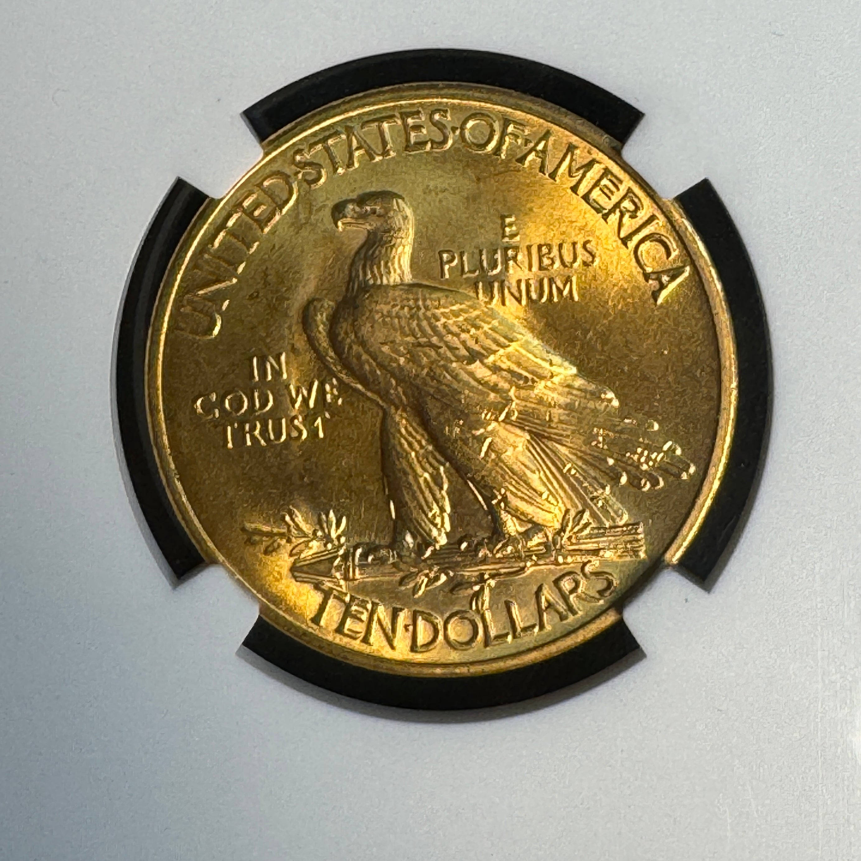 1926 Indian $10 Gold NGC MS-63+ Green CAC