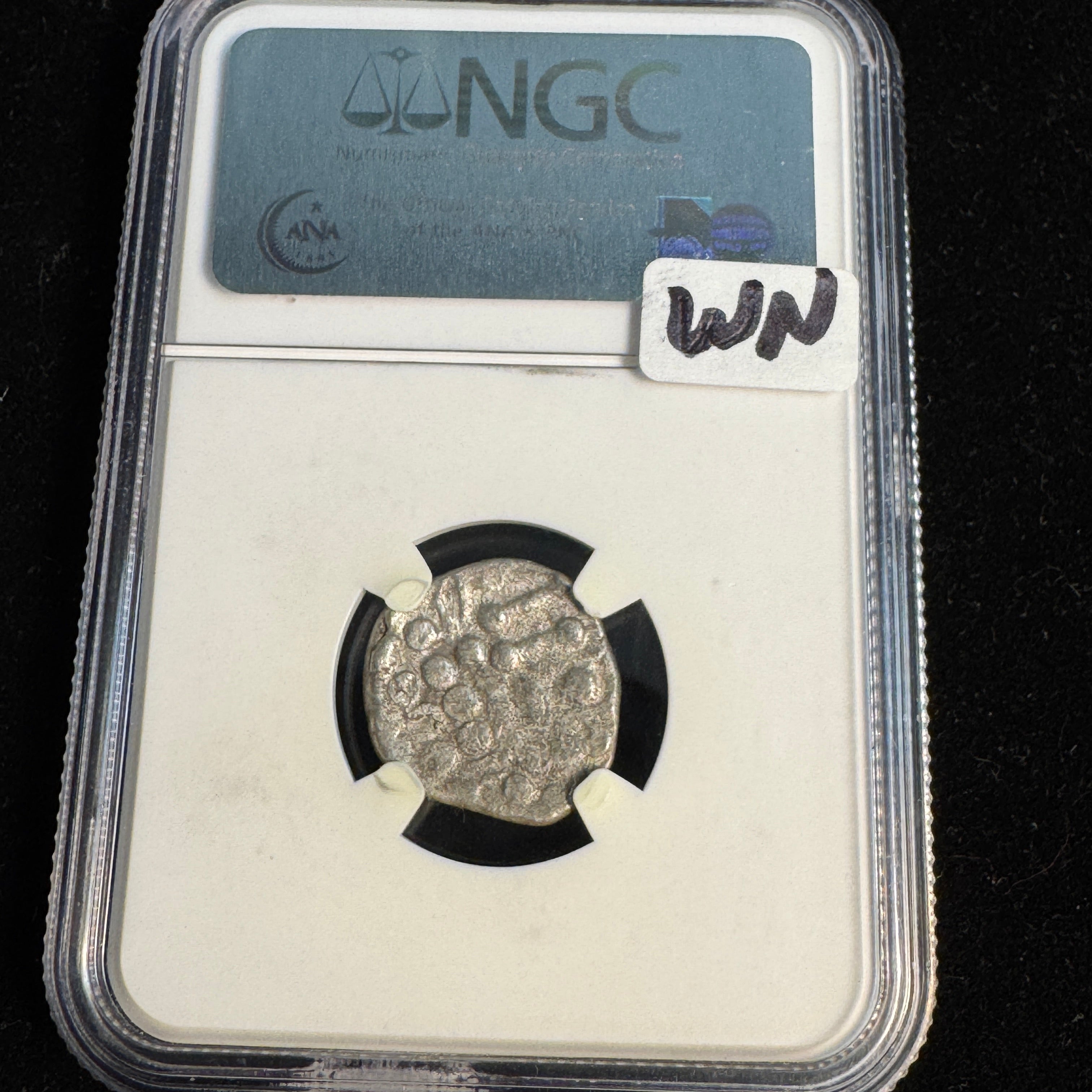 Britain, Durotriges (c60-20 BC) Bi Stater, Apollo / Horse, NGC VF