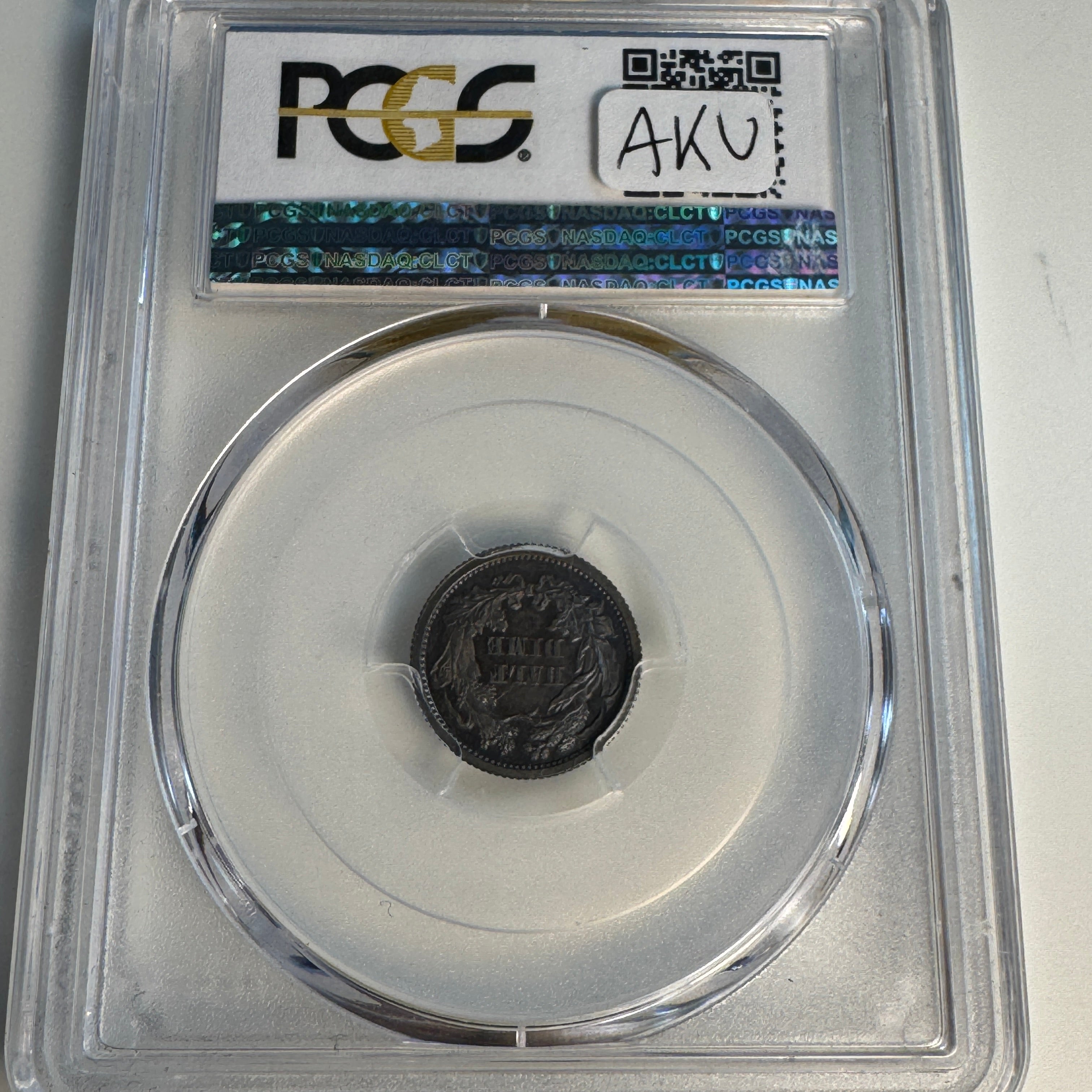 1871 Seated Liberty Half Dime Proof, PCGS PR-63 , 960 mtg.!