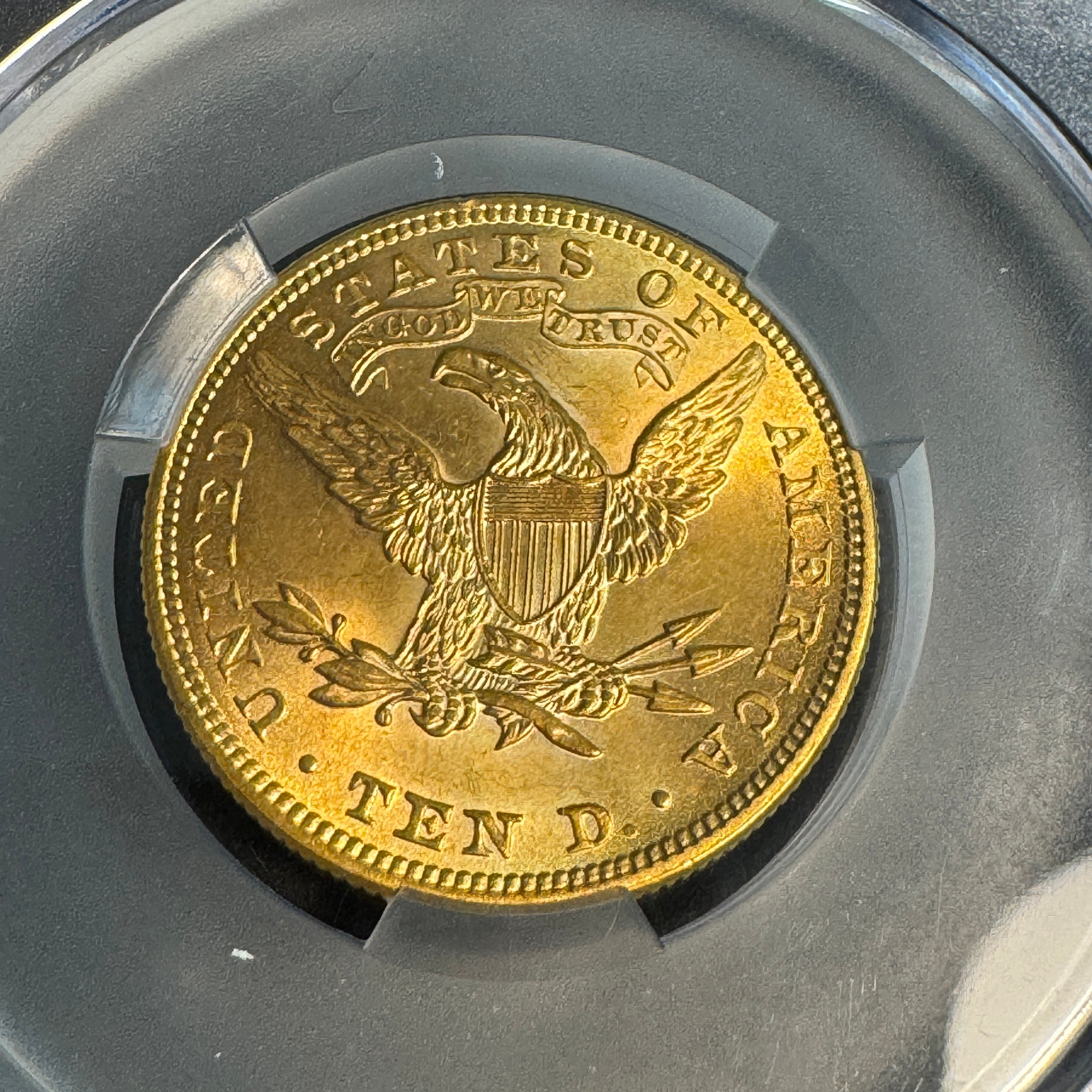 1898 Liberty $10 Gold, CACG MS-63+