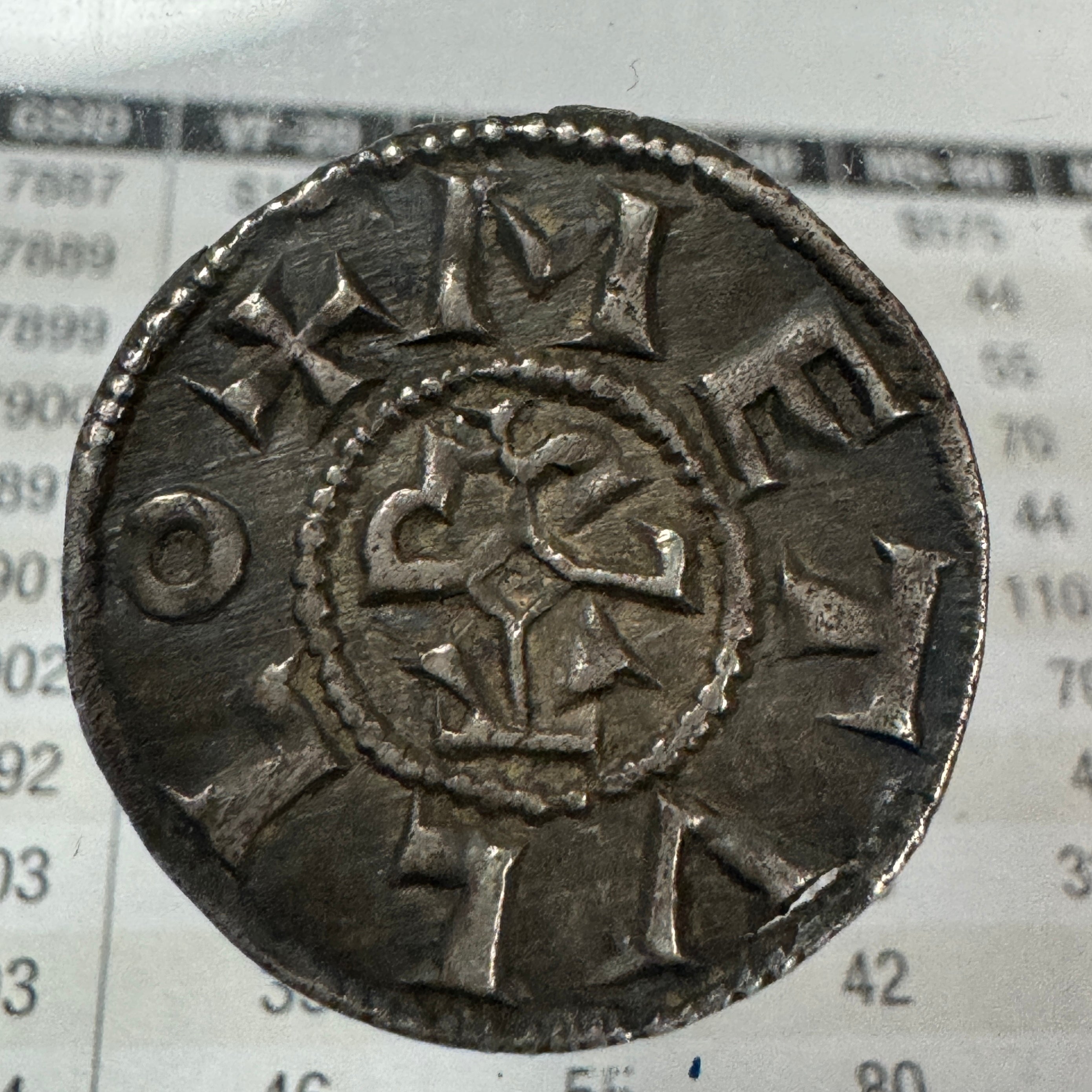 (768-814) AD Carolingian France AR Denier, Emperor Charlemagne, Melle Mint, MEC-923 👑