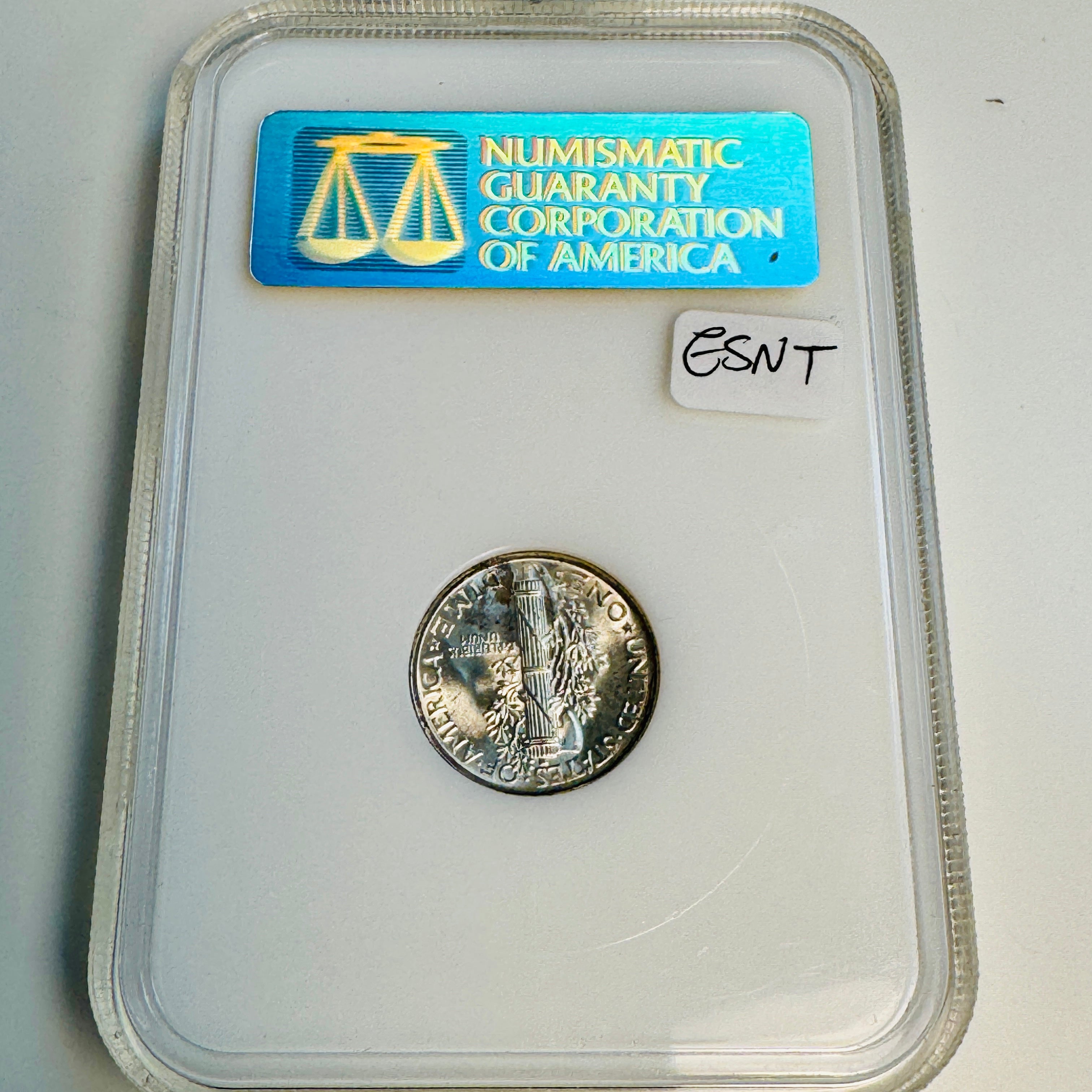 1938-D Mercury Dime 10c, ‘Fatty’ NGC MS-67