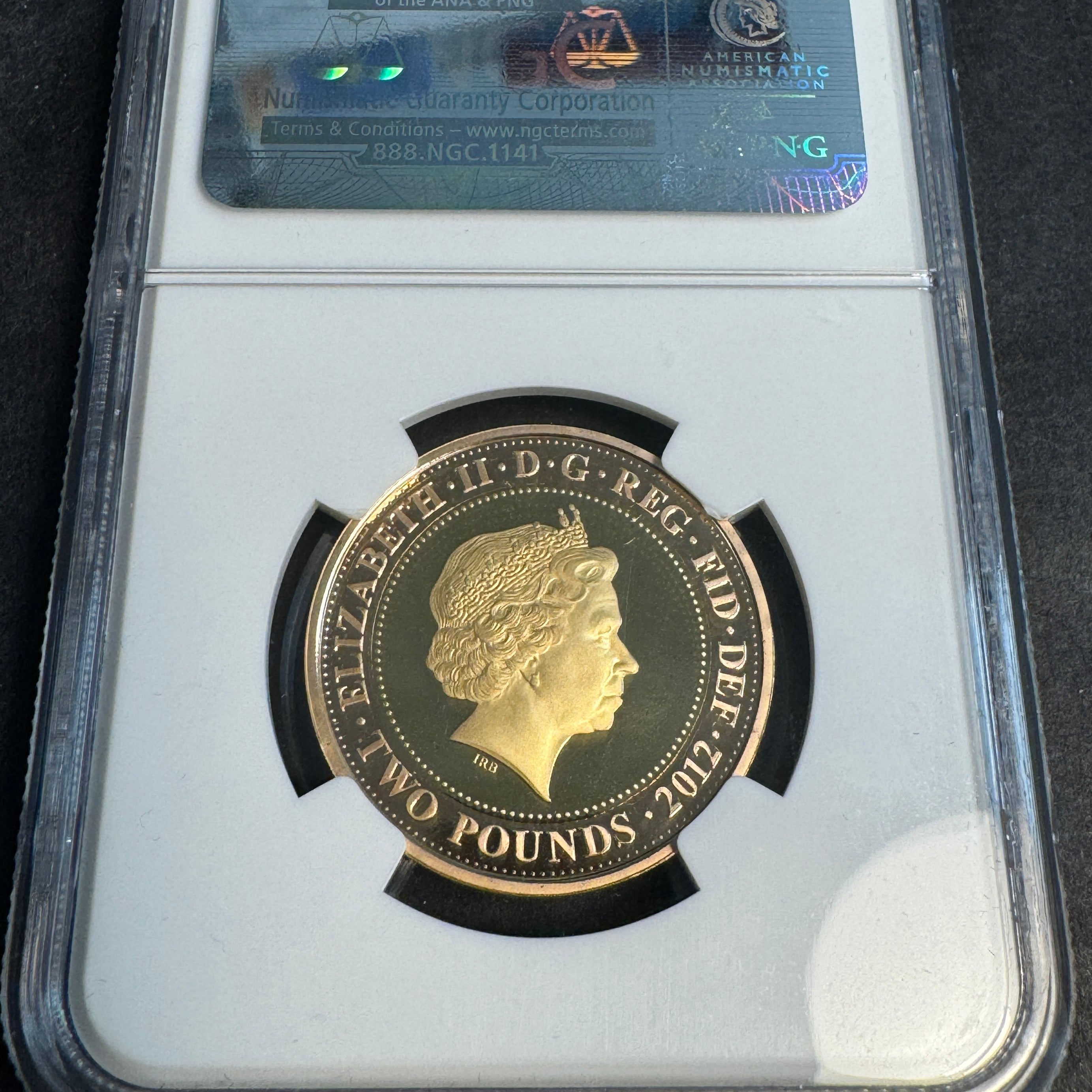 2012 Great Britain Gold £2, 2 Pounds Rio Olympics Baton Handover, NGC PF-70 Ultra Cameo, One of First 100 Struck 🇬🇧