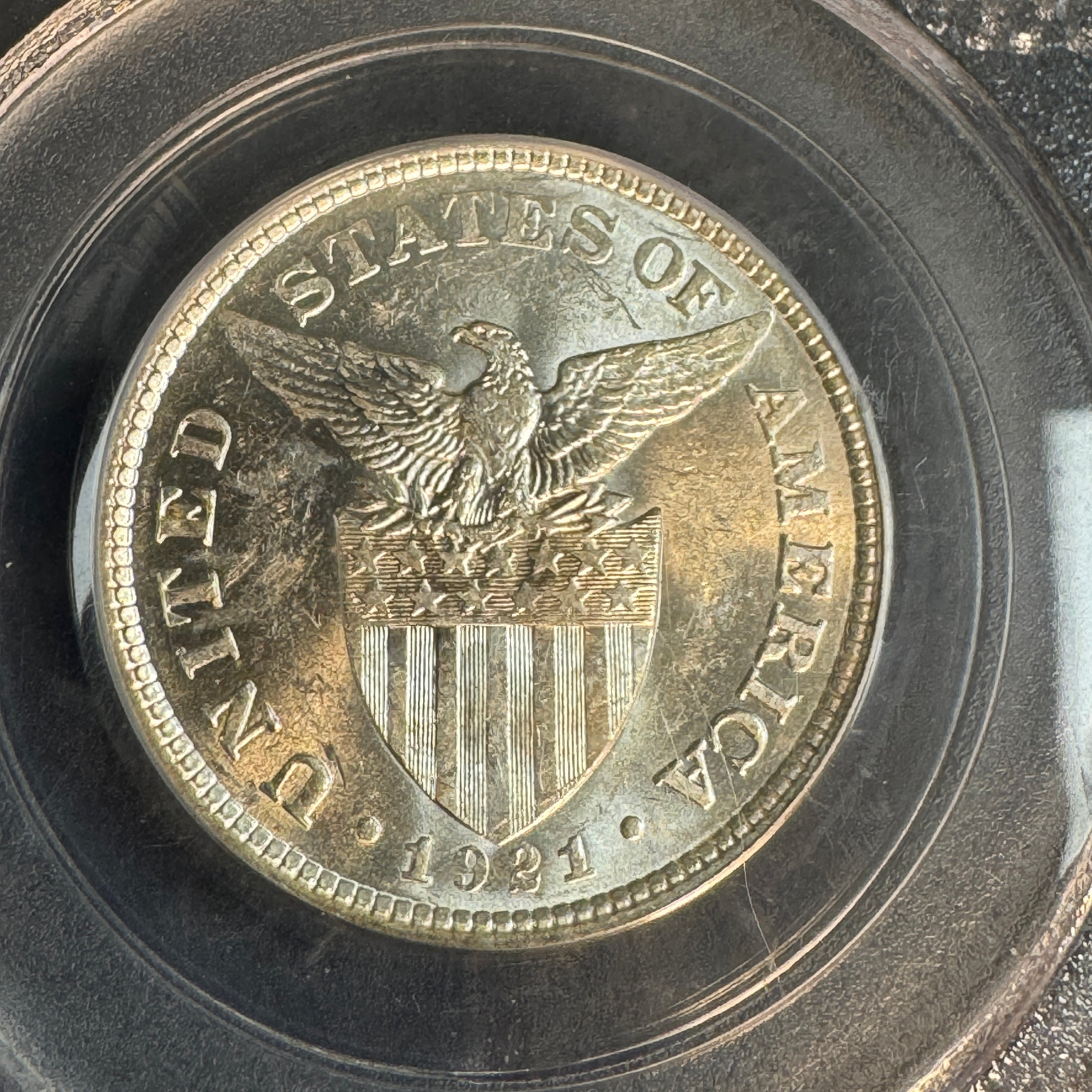 1921 US Philippines 50 Centavos, PCGS MS-61 - Choice