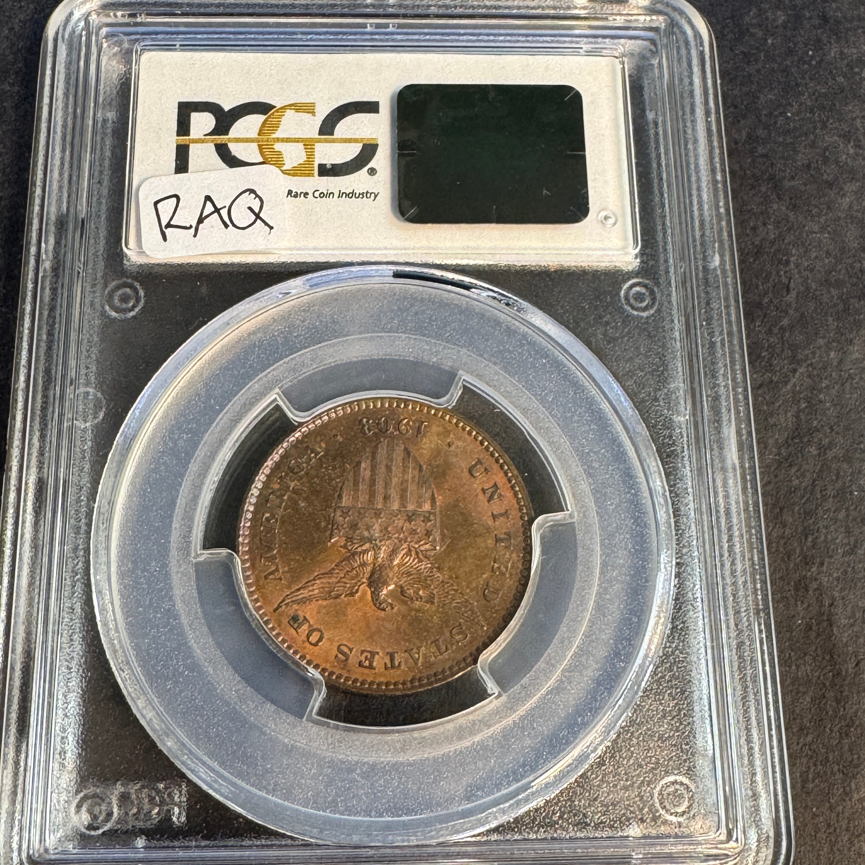 1903 US Philippines 1 Centavo, PCGS MS-63 RB Red-Brown