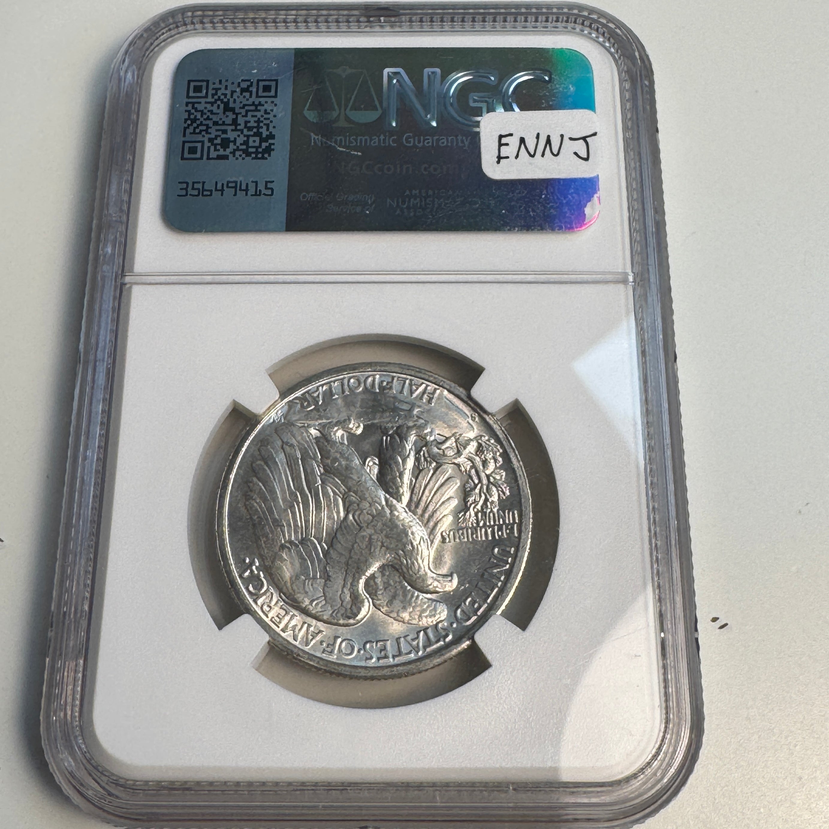 1946-S Walking Liberty Half Dollar, NGC MS-64
