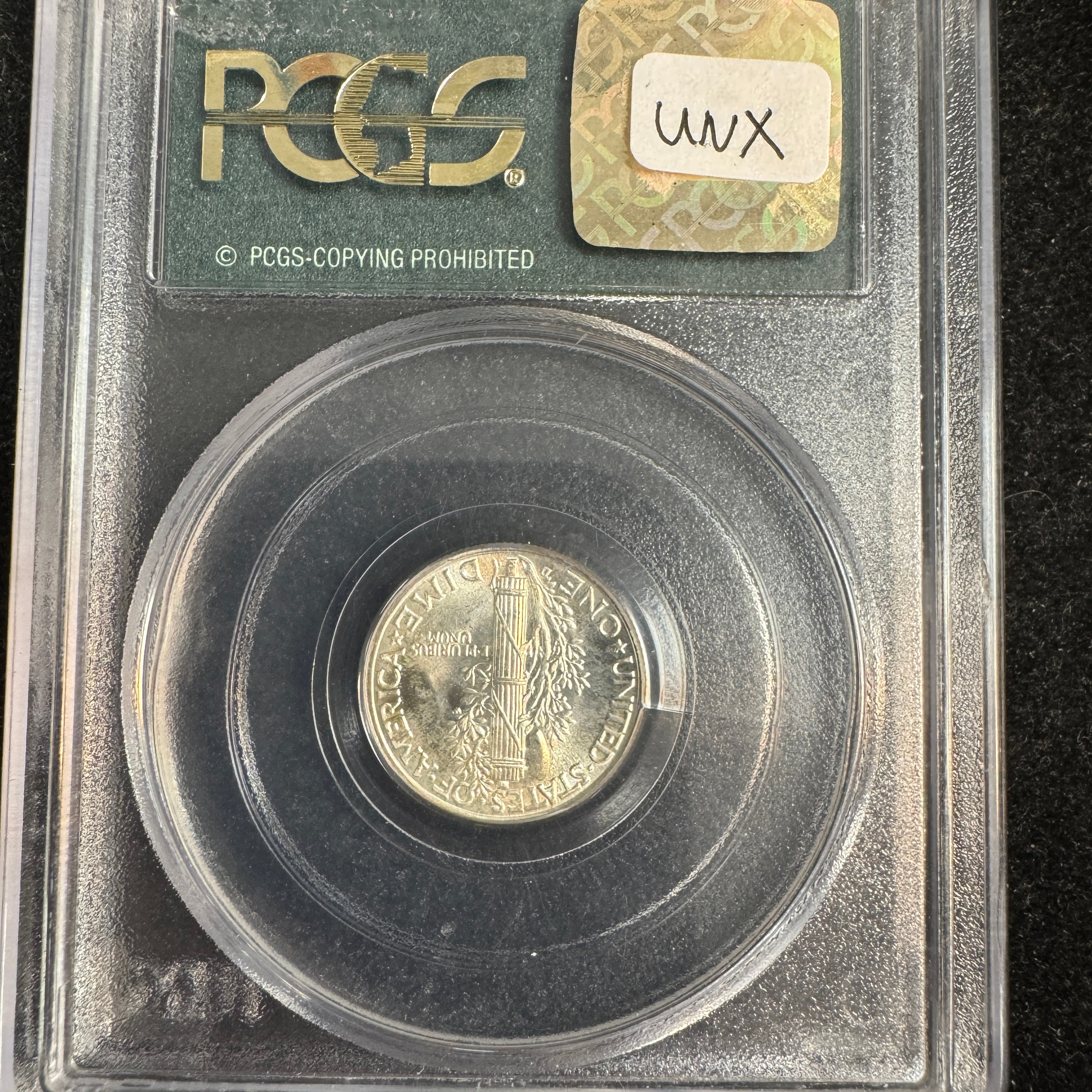 1944-D Mercury Dime, PCGS MS66 FB