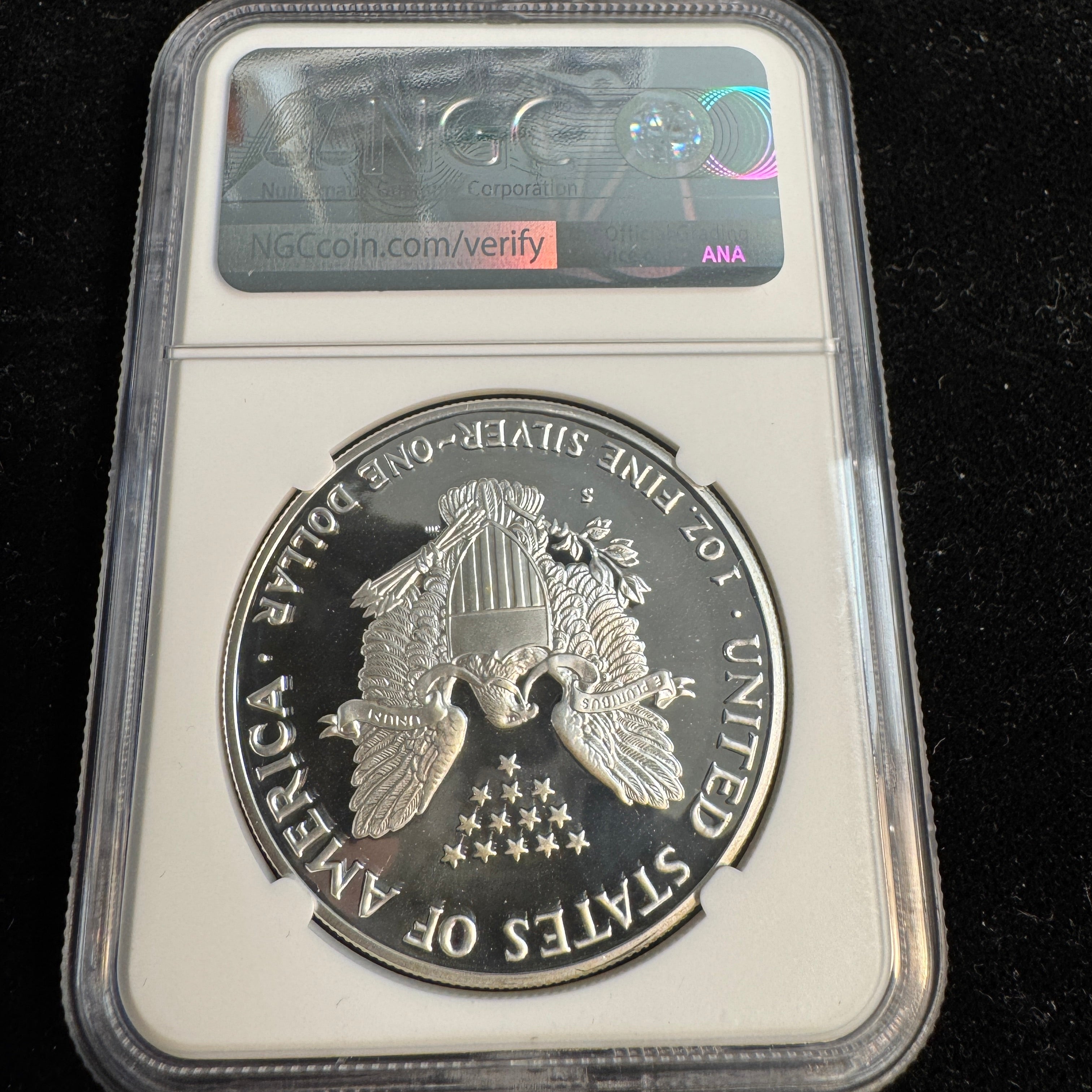 1990-S Proof Silver Eagle NGC PF-69 Ultra Cameo
