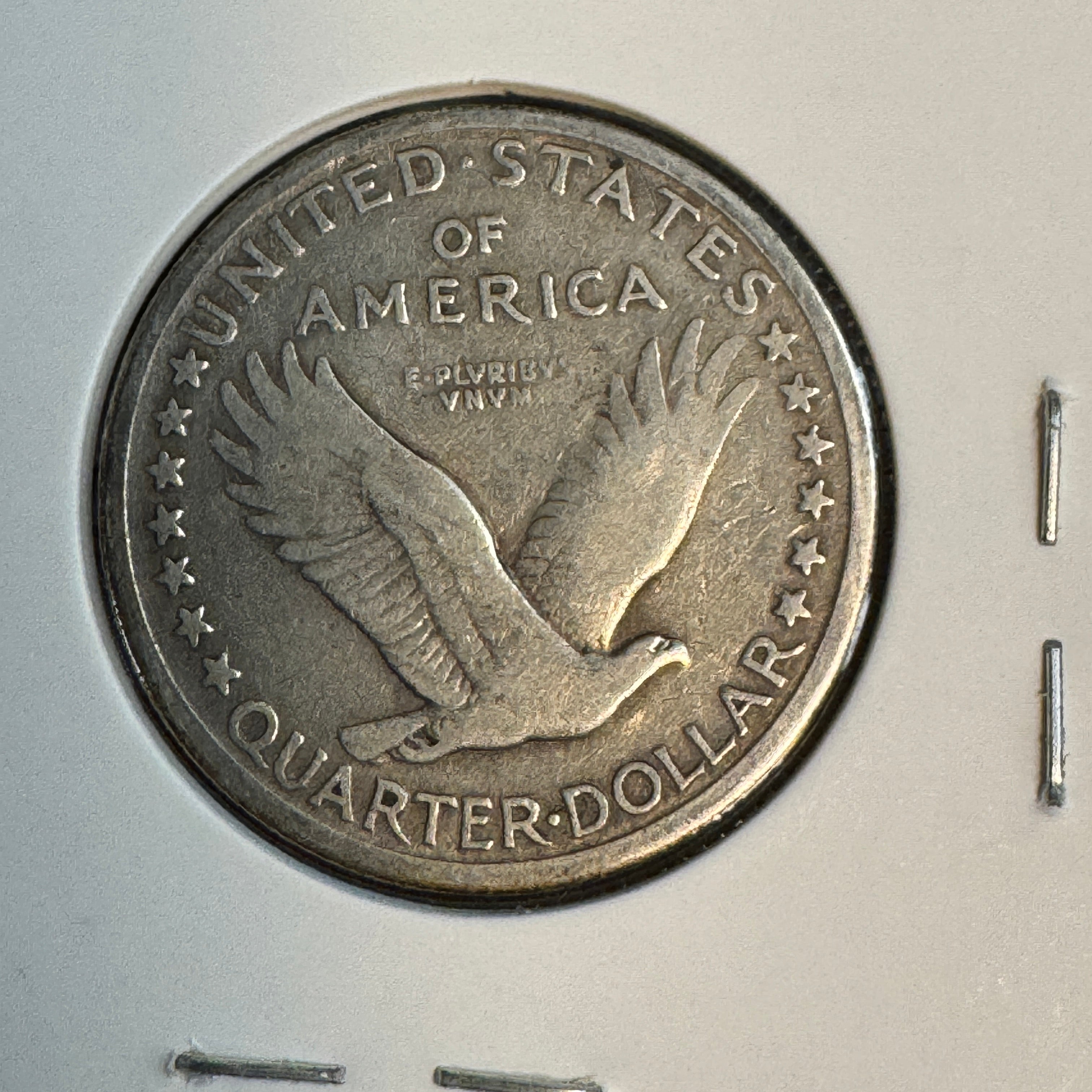 1917-S Type 1 Standing Liberty Quarter AR 25c, VF
