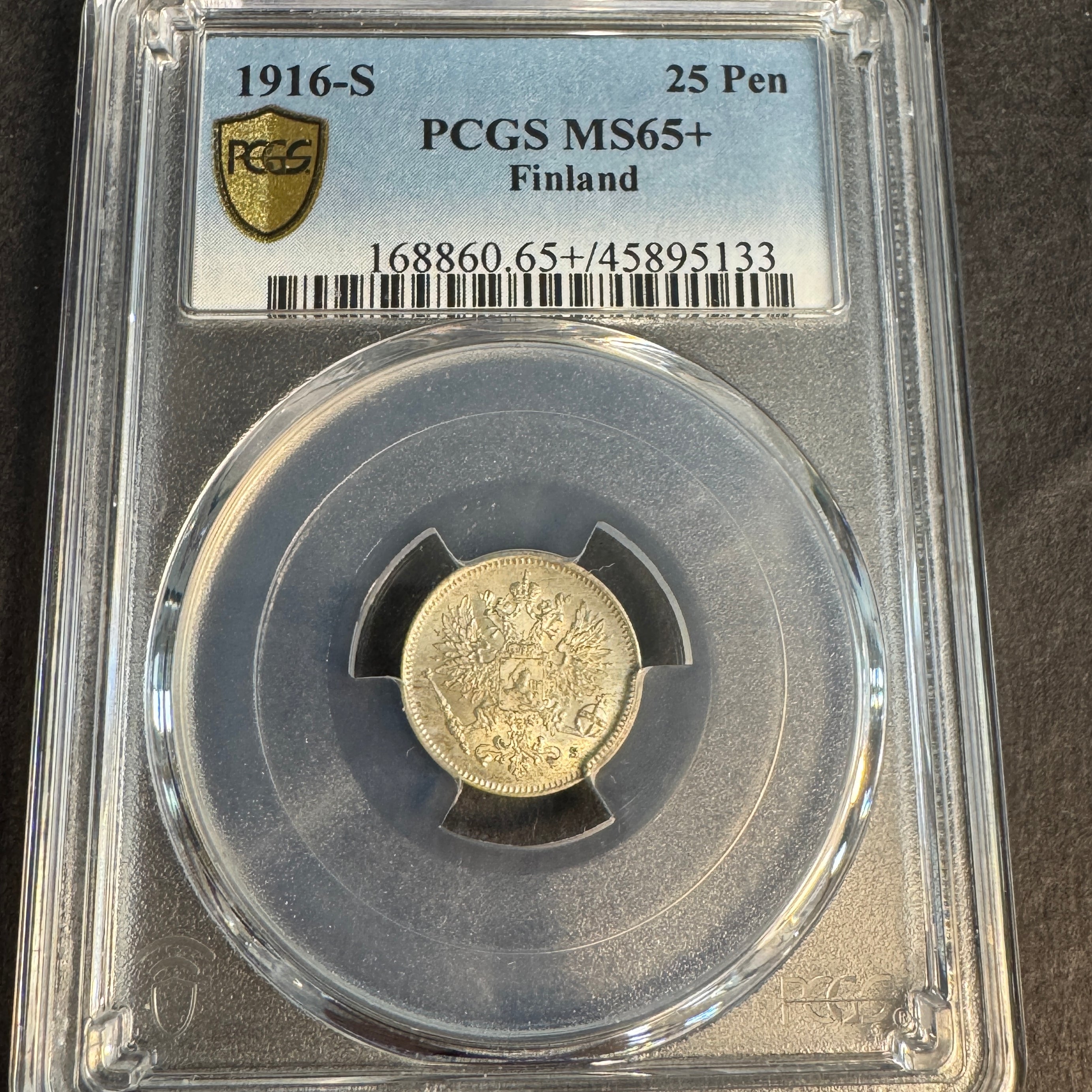 1933-M Mexico 10 Centavos silver, PCGS MS-65 🇲🇽
