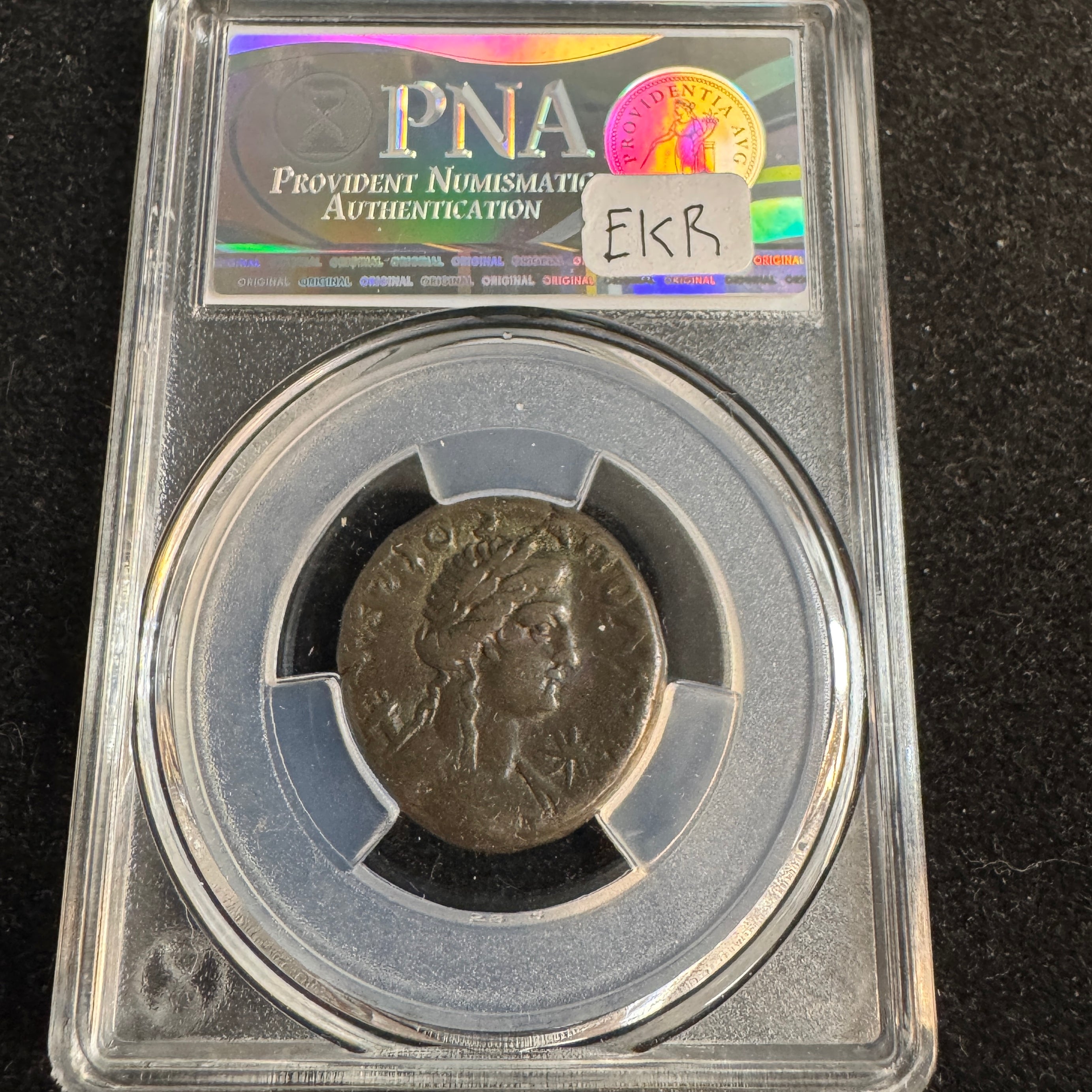 Nero (54-68 AD) Roman Egypt BI Tetradrachm, Alexandria RY 14 (67/8 AD) RV: Eagle - PNA XF