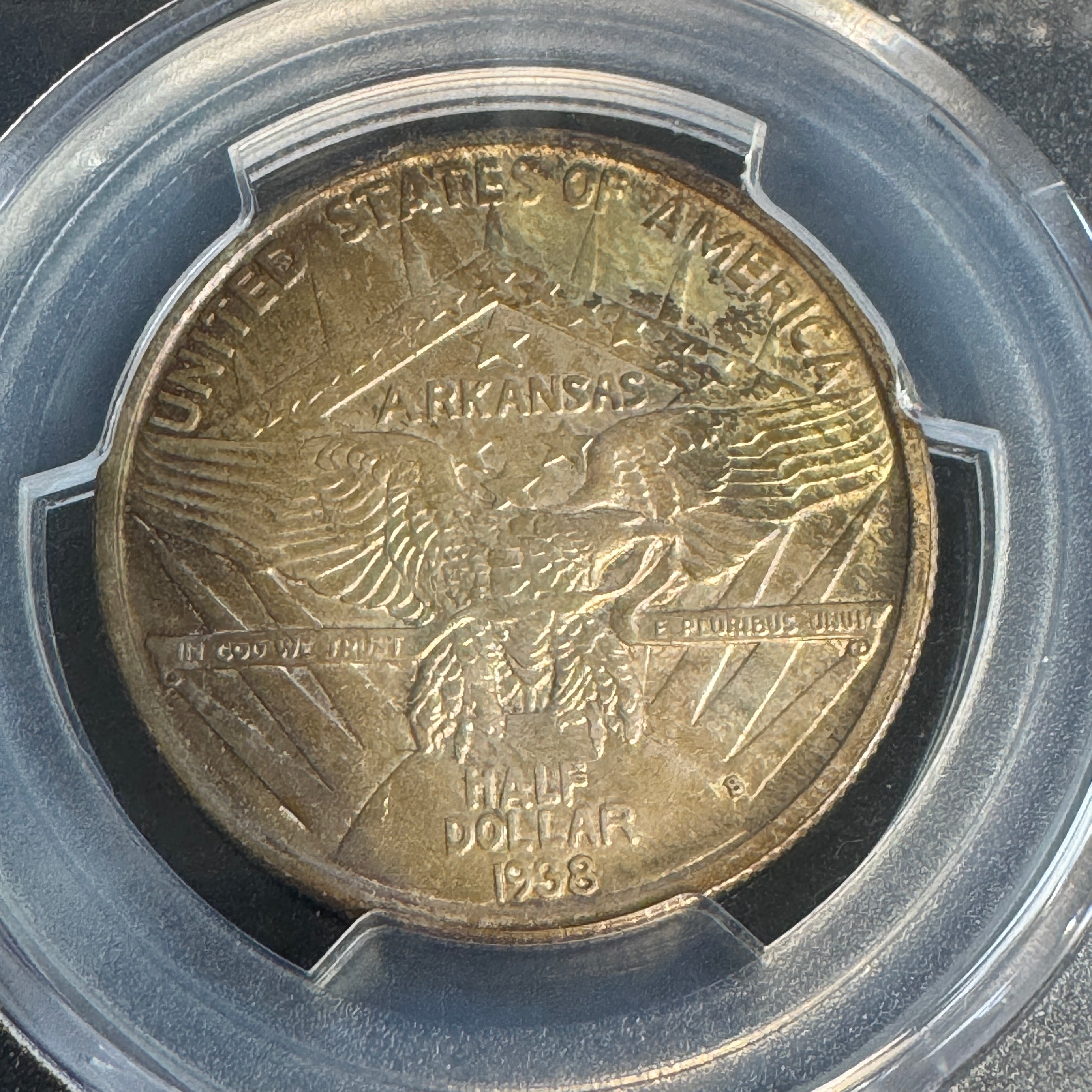 1938-S Arkansas Commemorative Half Dollar, PCGS MS-66
