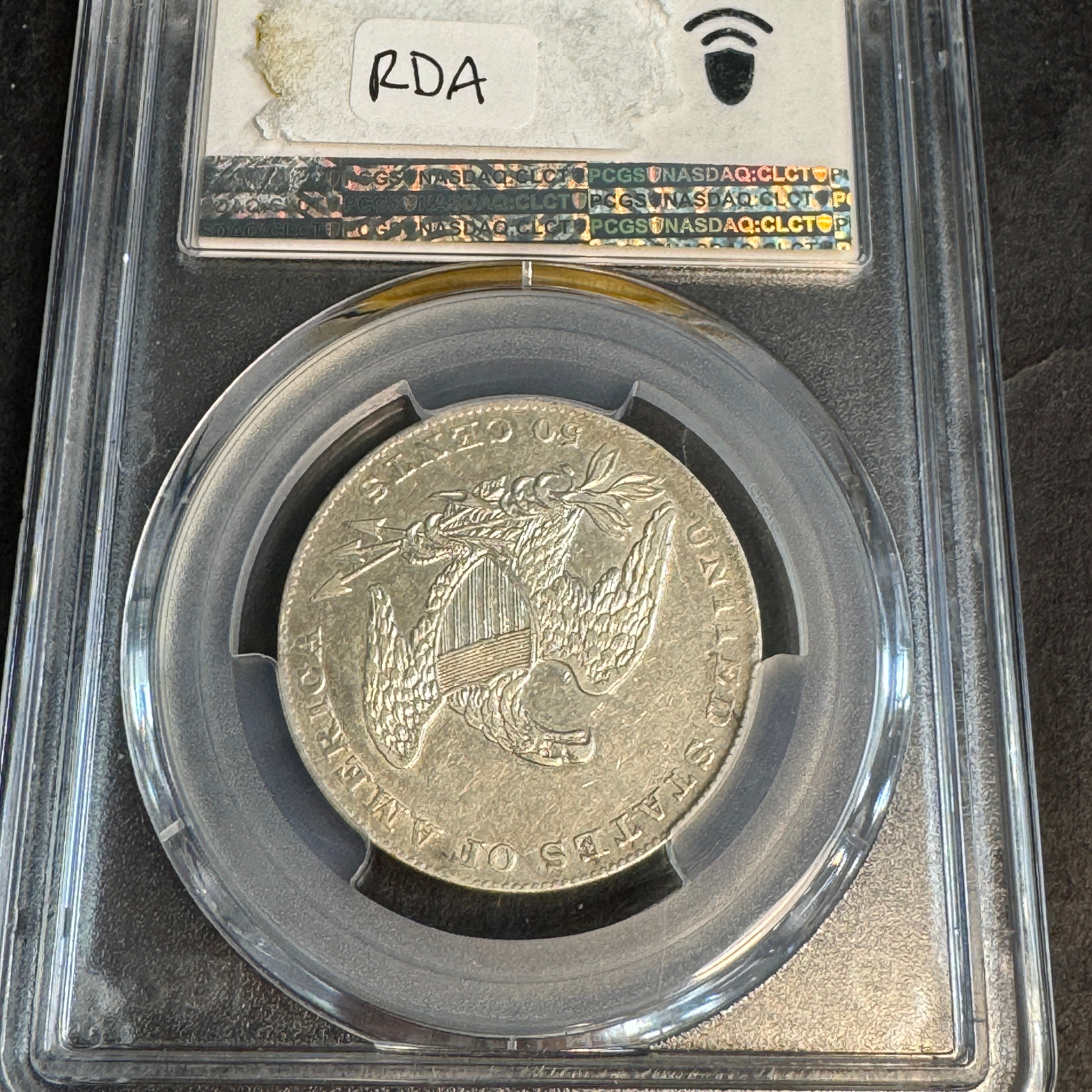 1837 Capped Bust Half Dollar 50c, PCGS XF-45