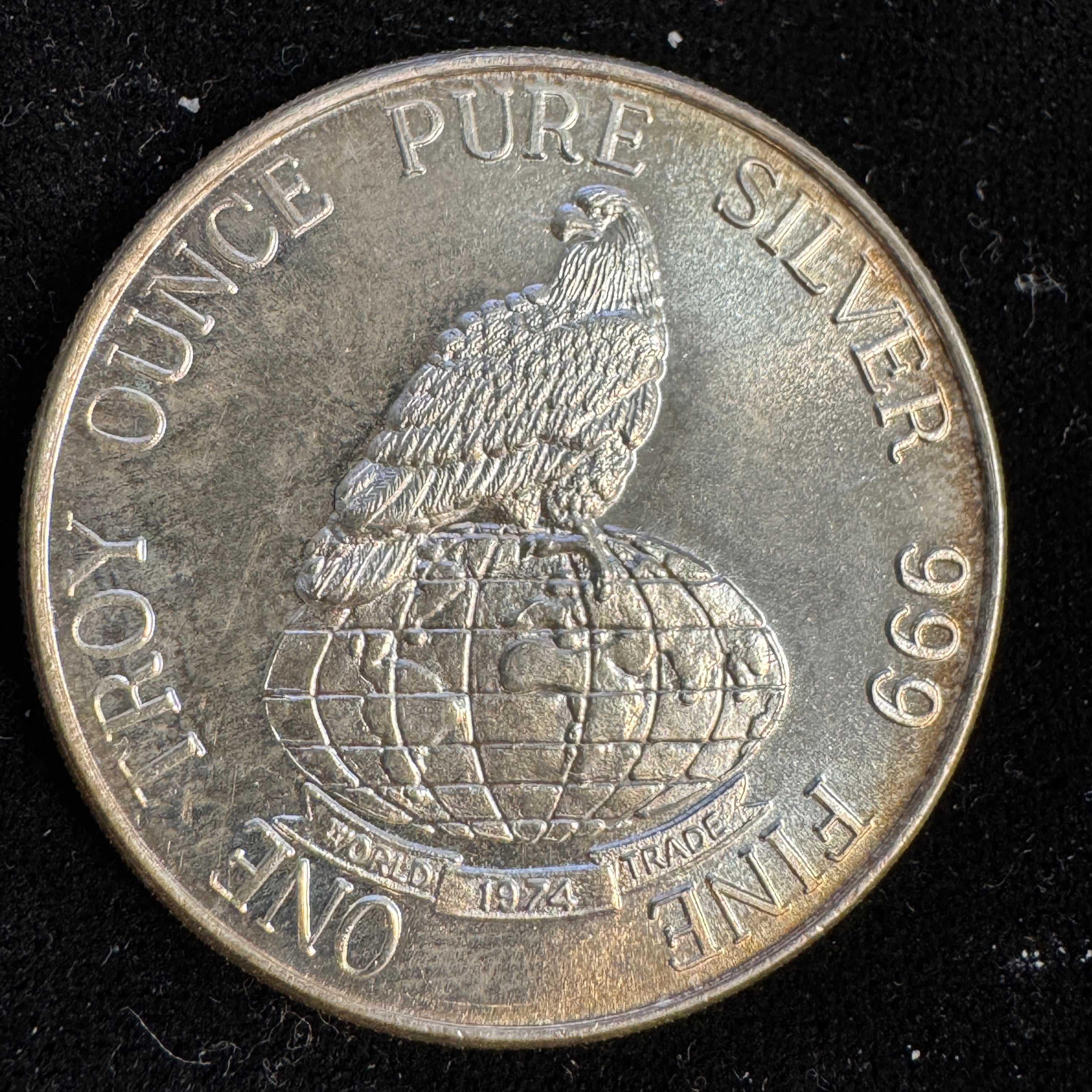 1974 El Paso Mint Texas 1oz 999 vintage silver round