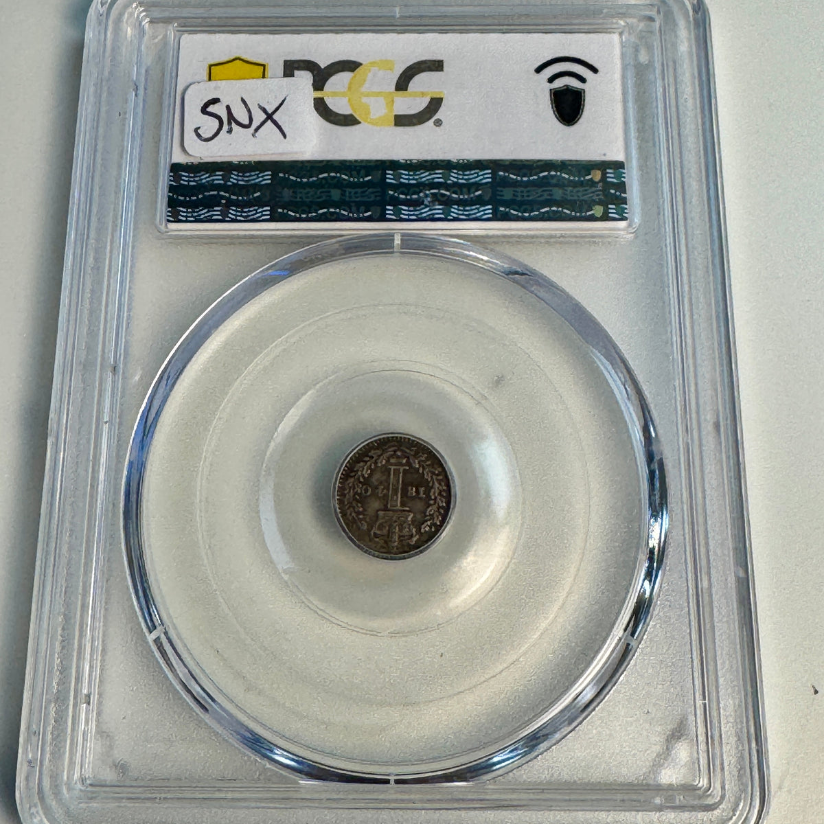 1840 Great Britain 1 Penny Silver Victoria Maundy Money, PCGS PL-64 (8,976 mintage)