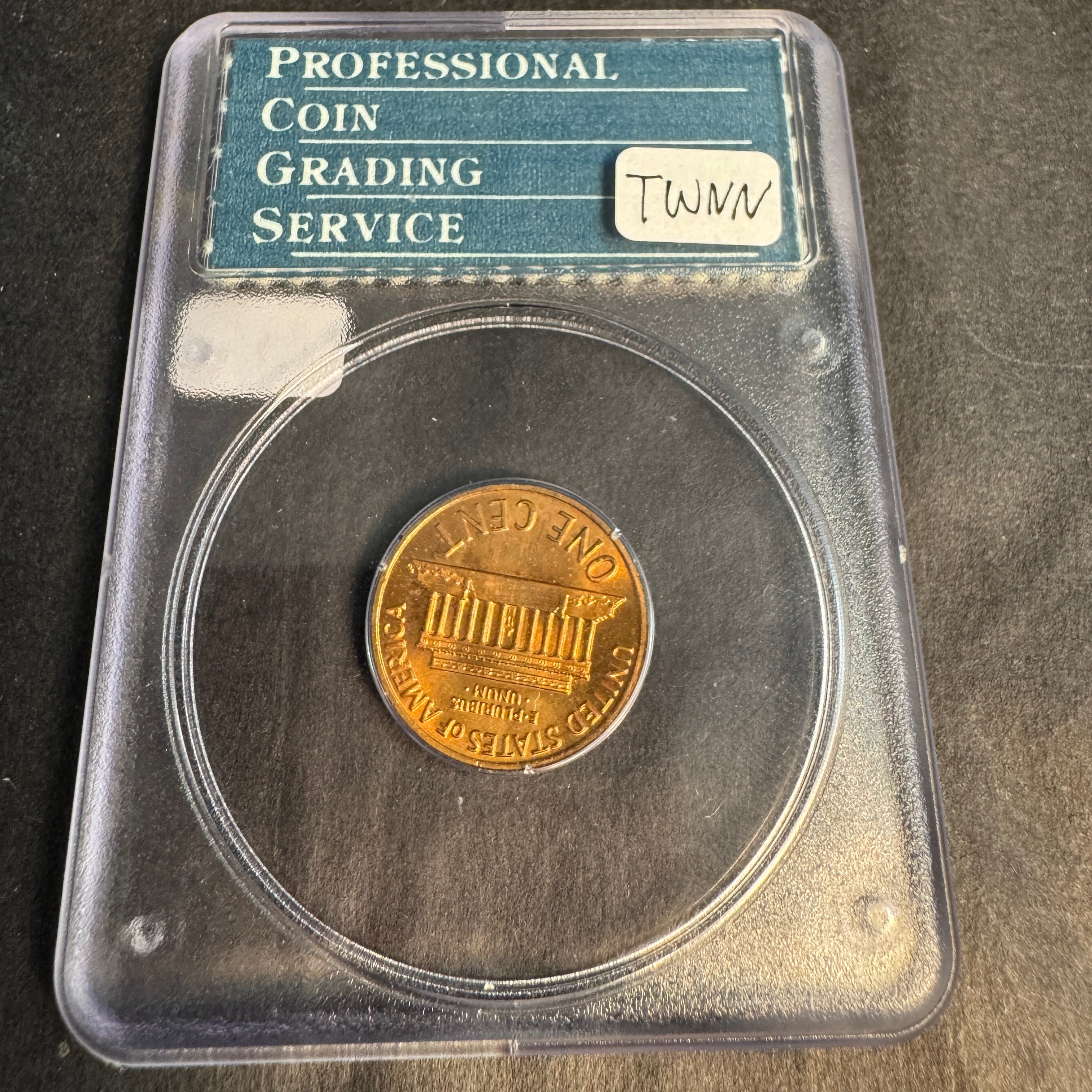1972 Lincoln Cent 1c Doubled-Die Mint Error, Rattler PCGS MS-65 RD