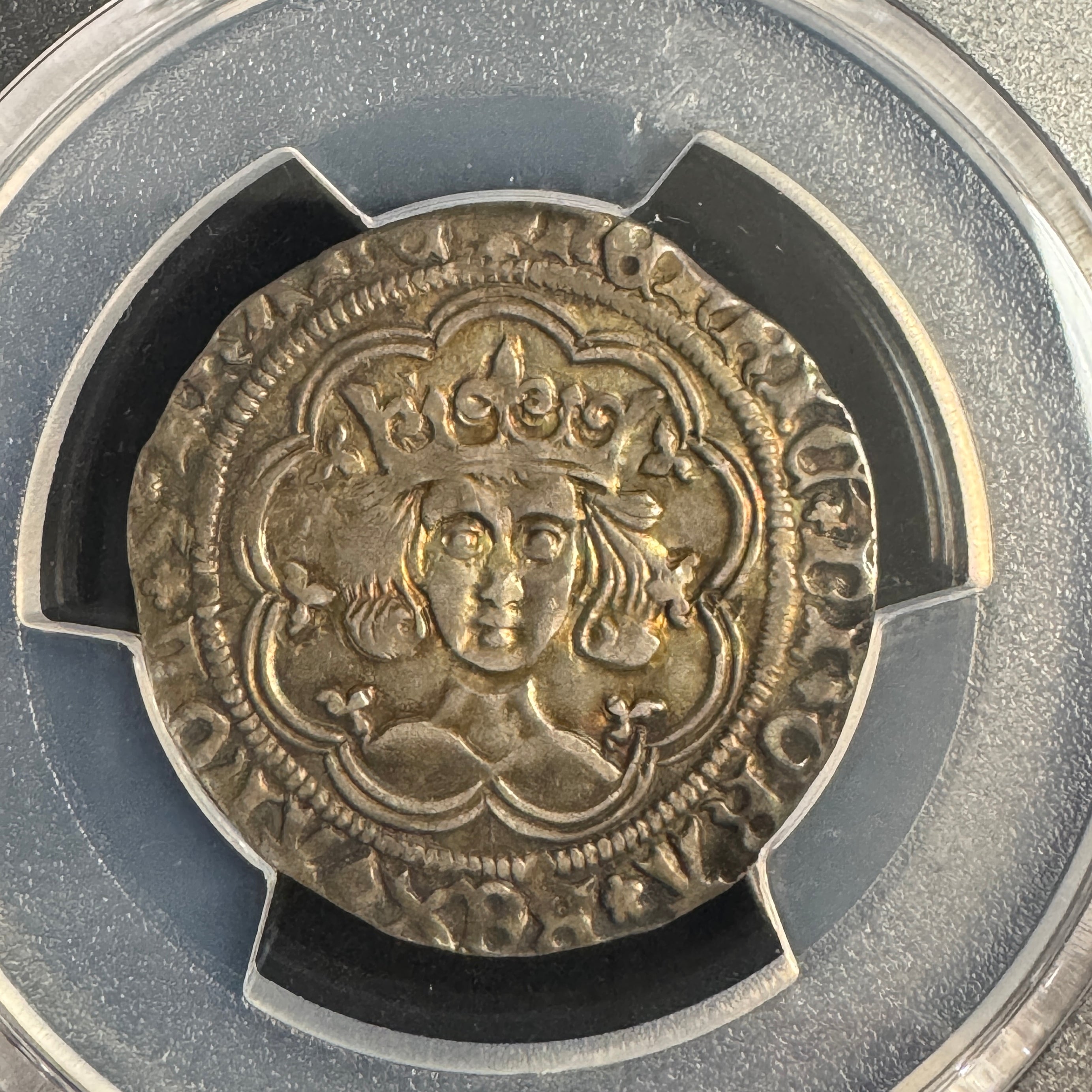 (1430-31) England Groat, Henry VI, S-1859 Calais, PCGS AU-55 🏴󠁧󠁢󠁥󠁮󠁧󠁿