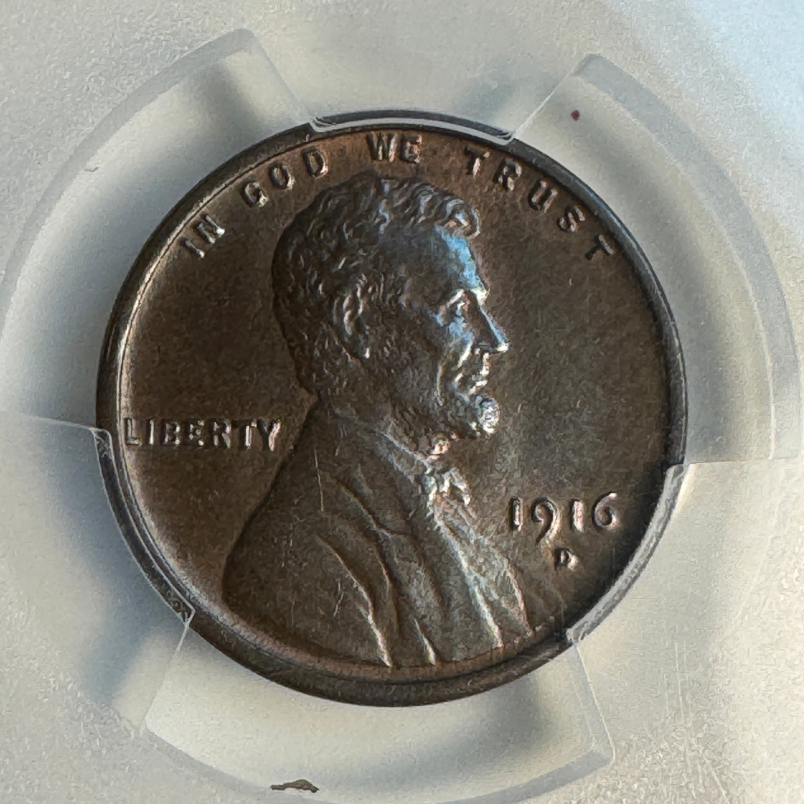 1916-D Lincoln Wheat Cent, PCGS MS-64 BN