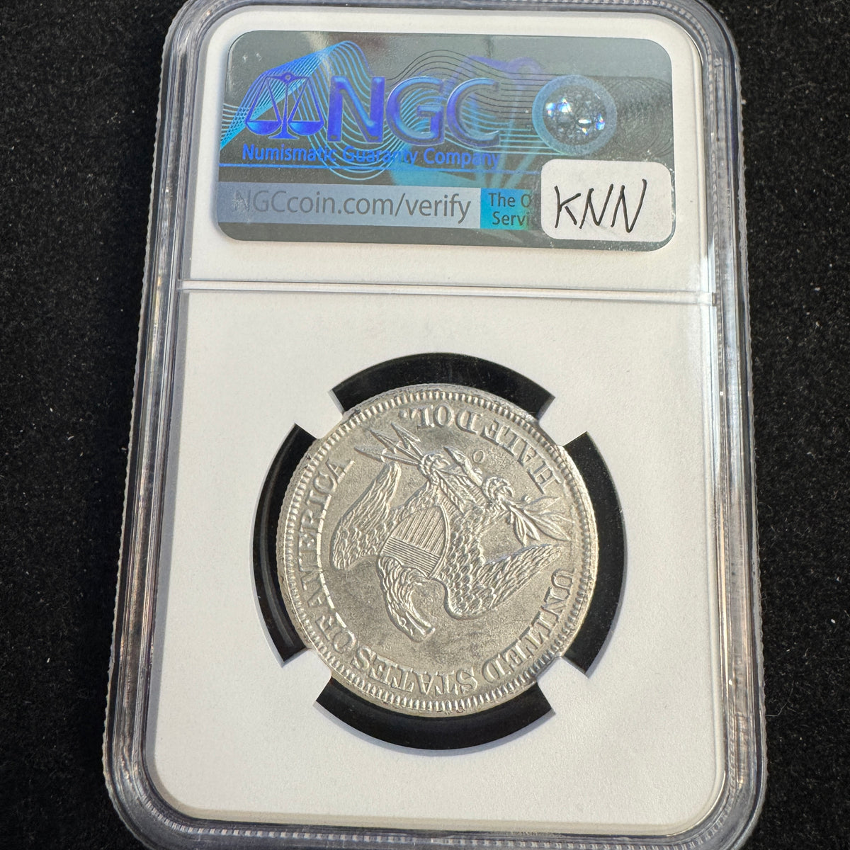1858-O Seated Liberty Half 50c, SS Republic Shipwreck recovery NGC