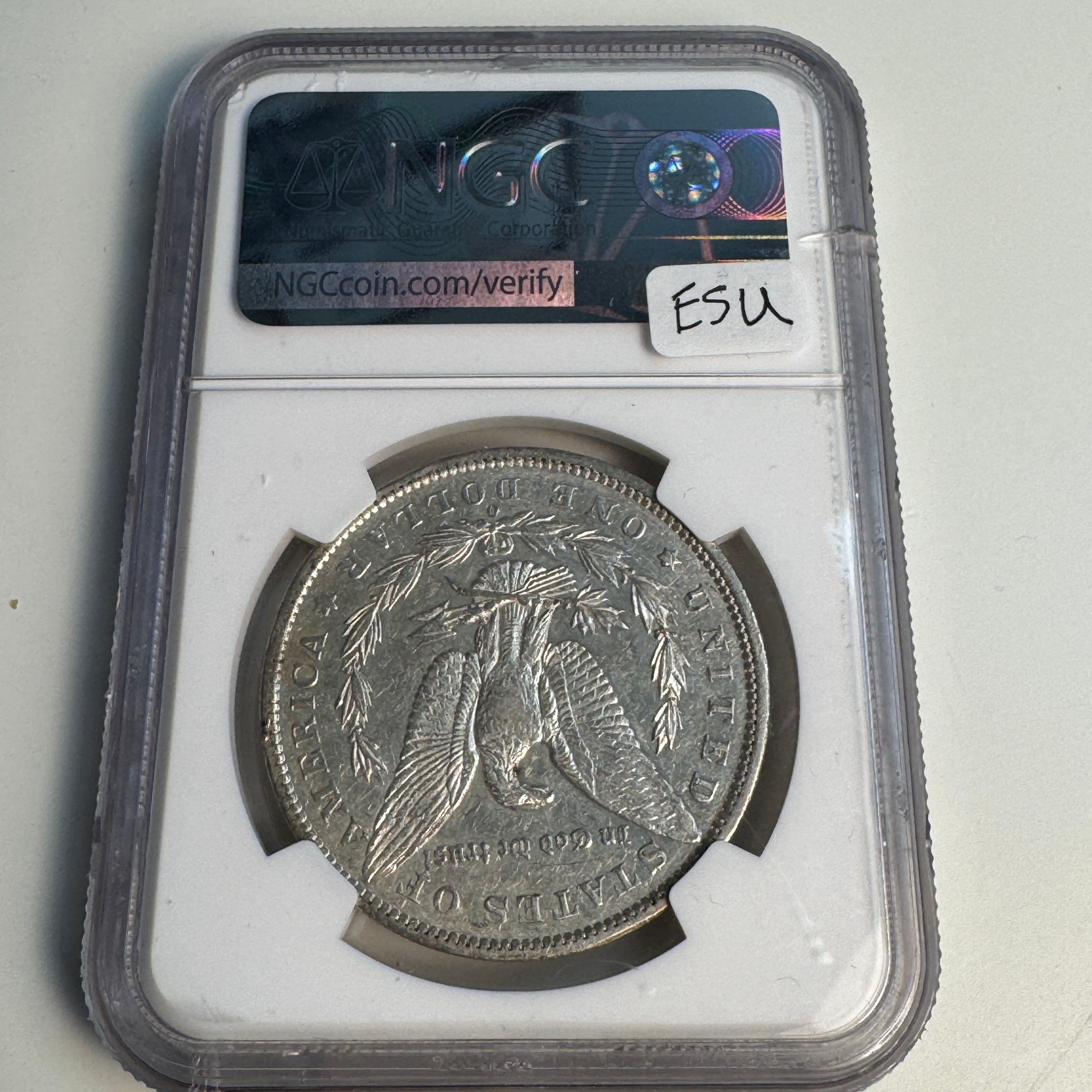 1896-O Morgan Silver Dollar NGC AU-55